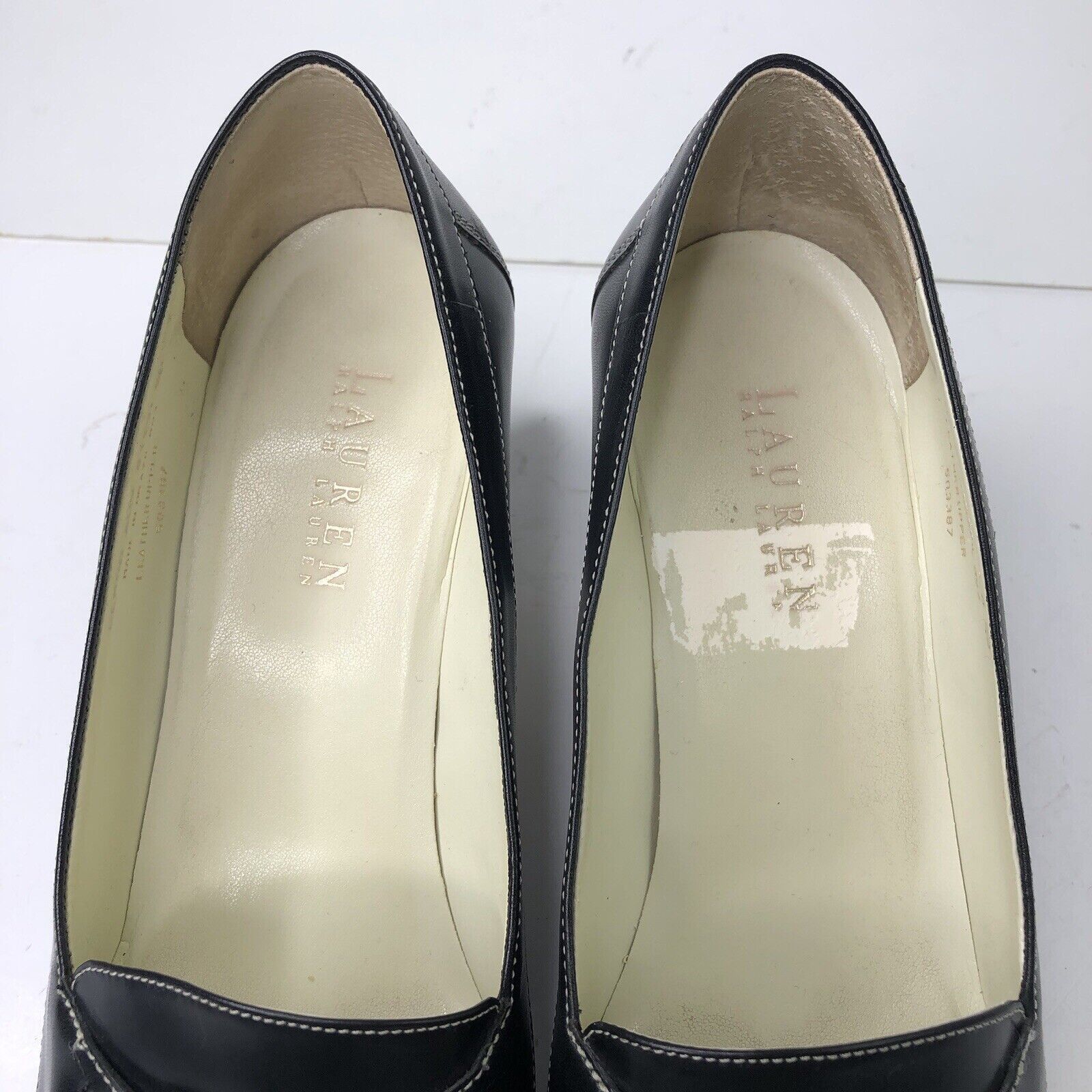 Lauren Ralph Lauren Lauren Ralph Lauren Black Leather Shoes Size 9B Heeled block Size US 9 / IT 39 - 4 Thumbnail