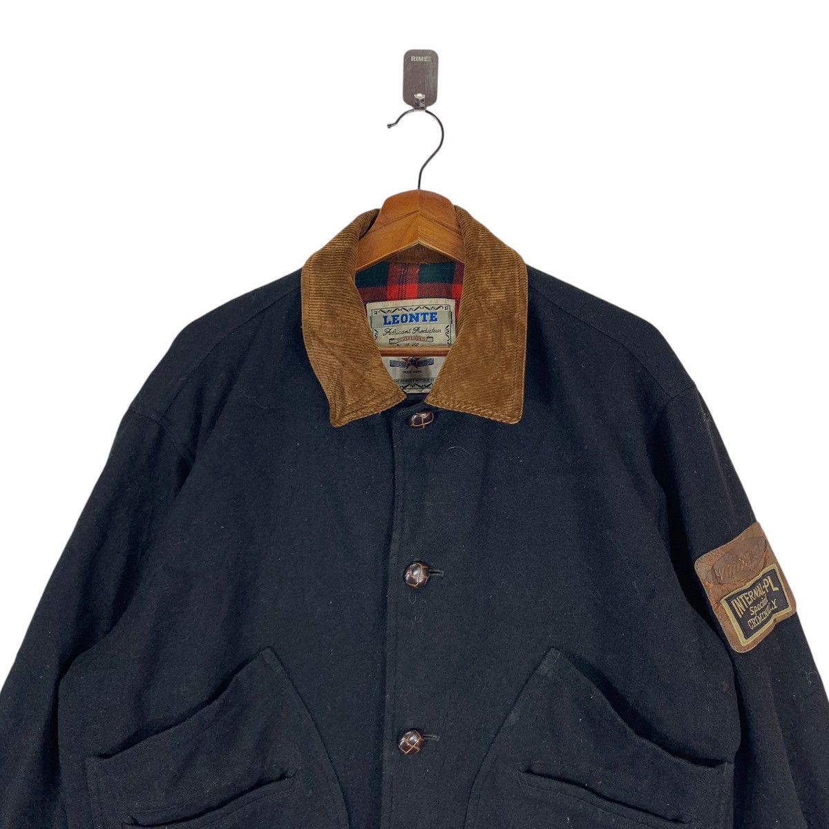 Issey Miyake × Vintage Vintage Leonte Independence Union Made Bomber Wool Jacket Size US M / EU 48-50 / 2 - 3 Thumbnail