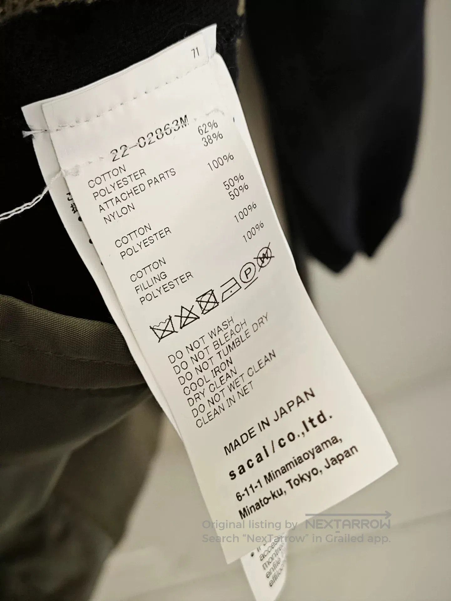 Sacai Sacai Spliced Zip Hooded Pilot Jacket. Size US M / EU 48-50 / 2 - 6 Thumbnail