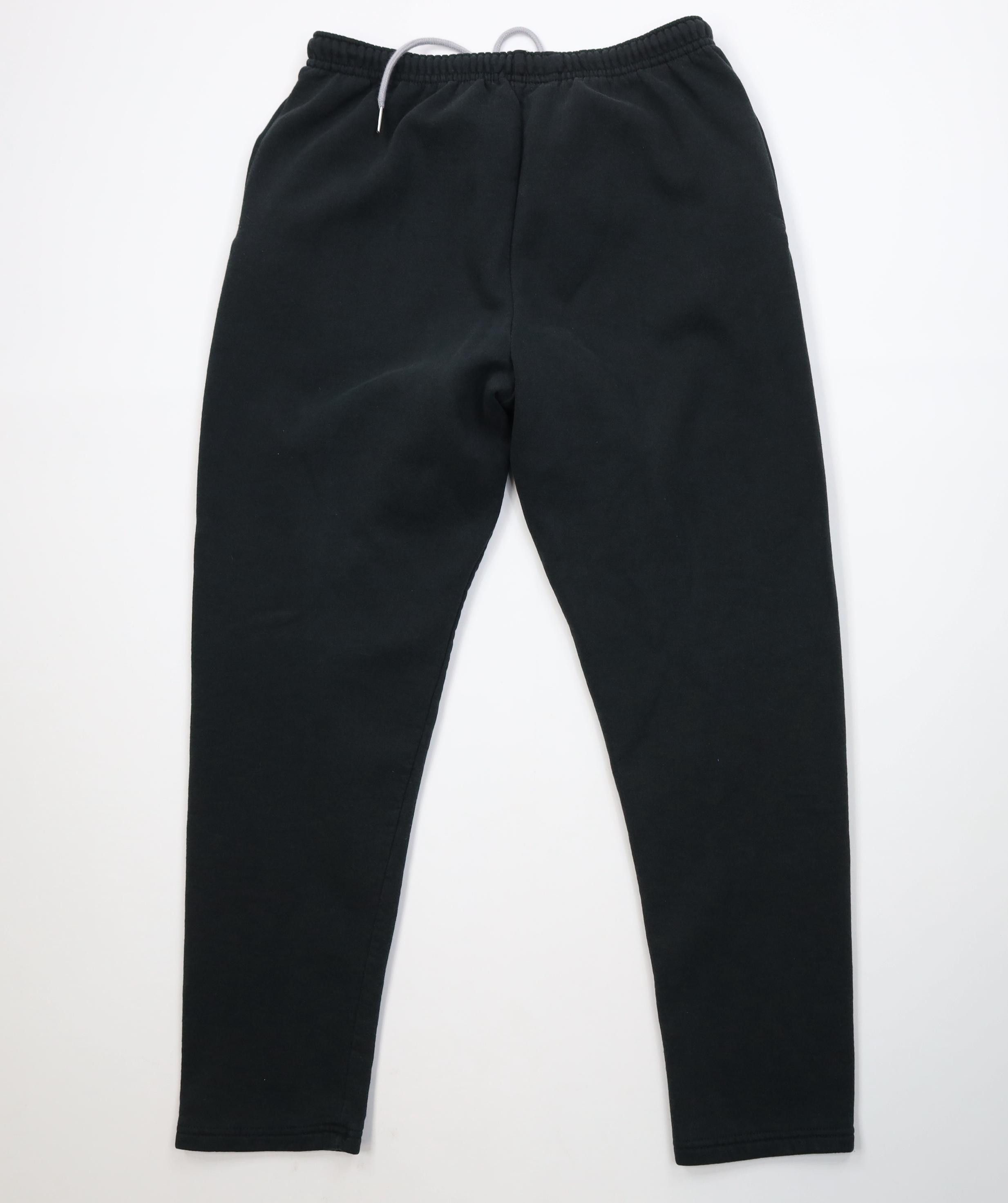Vintage Vintage 90s Y2K Streetwear Tapered Leg Sweatpants Black Size US 34 / EU 50 - 8 Thumbnail