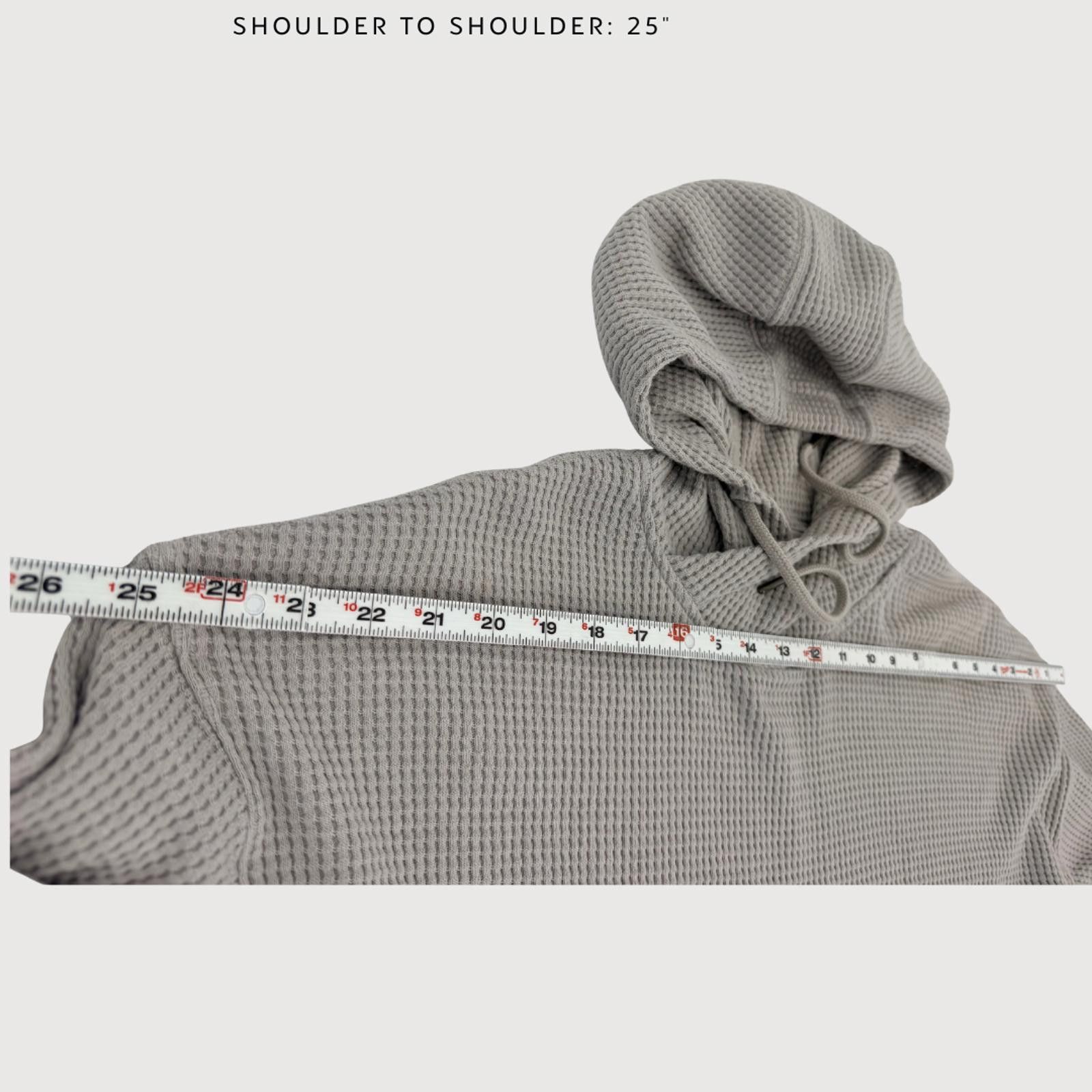 Carhartt Carhartt Hoodie Thermal Waffle Relaxed Fit Gray M Size M / US 6-8 / IT 42-44 - 6 Thumbnail