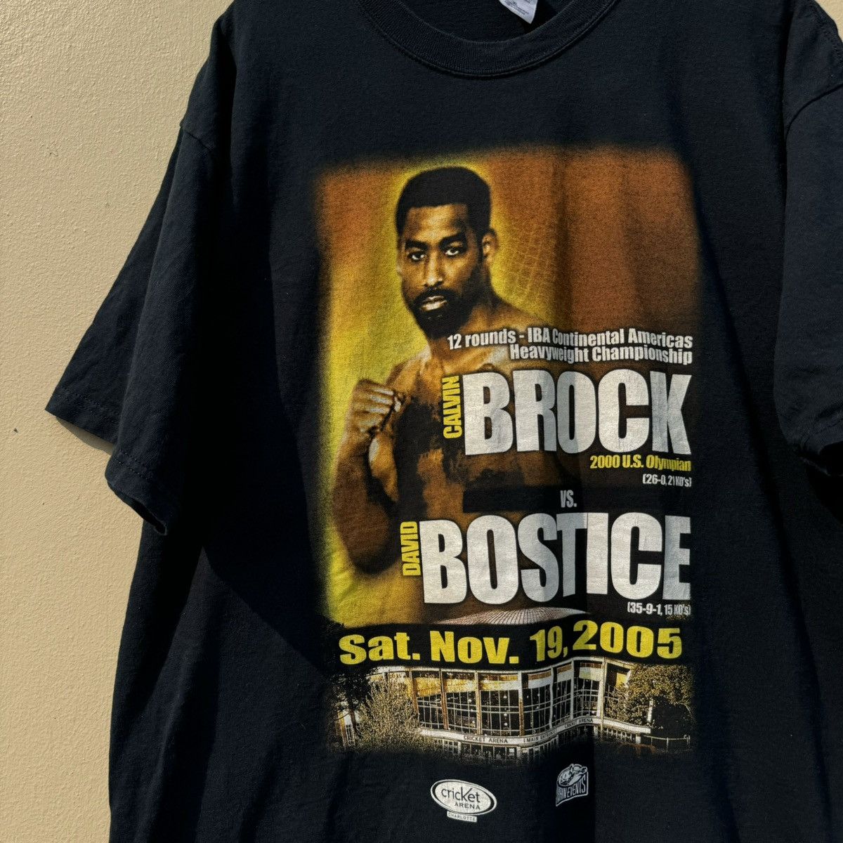Vintage Vintage calvin brock vs david bostice 2005 tee Size US XL / EU 56 / 4 - 2 Thumbnail
