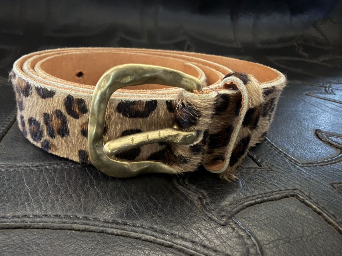 Comme des Garcons Comme des Garçons leopard Junya Watanbe belt Size ONE SIZE - 1 Thumbnail