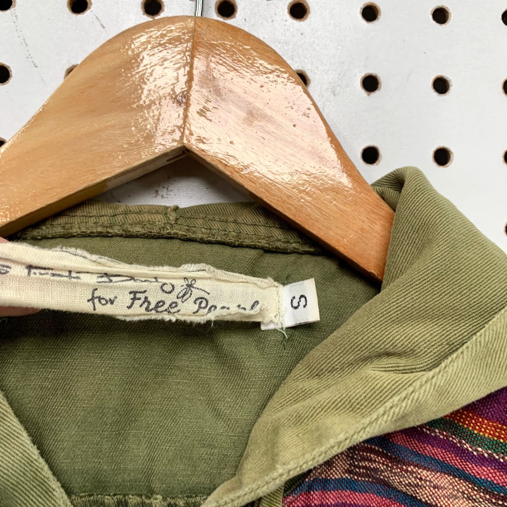 Free People Free People Military Jacket Women S Olive Green Jen Pirate Booty Boho Chore Shirt Womens Military Jacket Size S / US 4 / IT 40 - 6 Thumbnail
