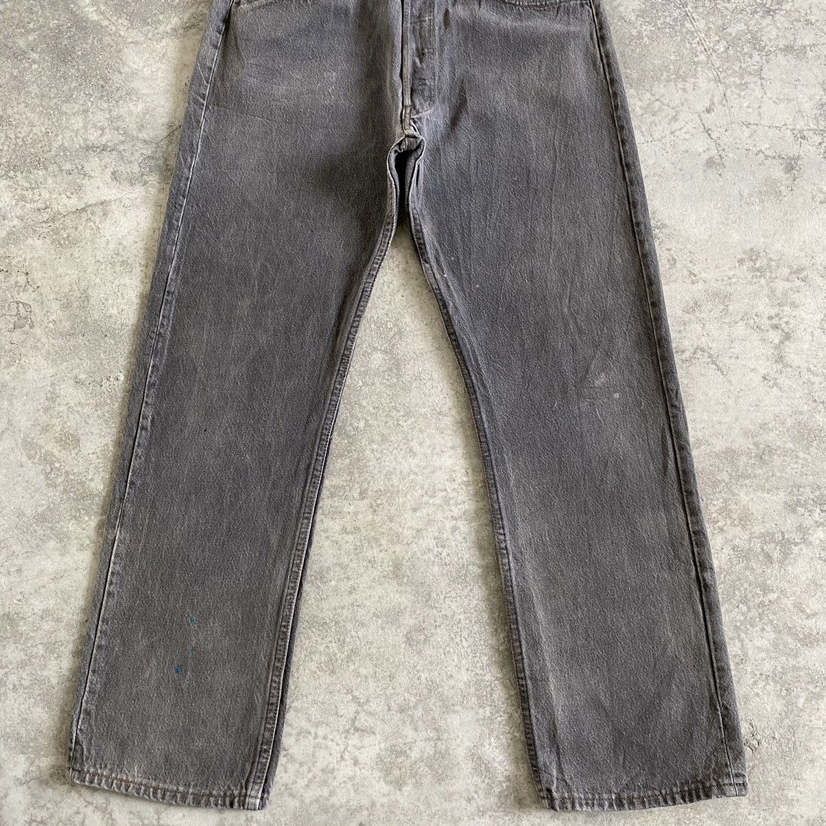Levi's Vintage Late 80’s Levis 501 Ash Grey Denim Jeans Size US 33 - 2 Thumbnail