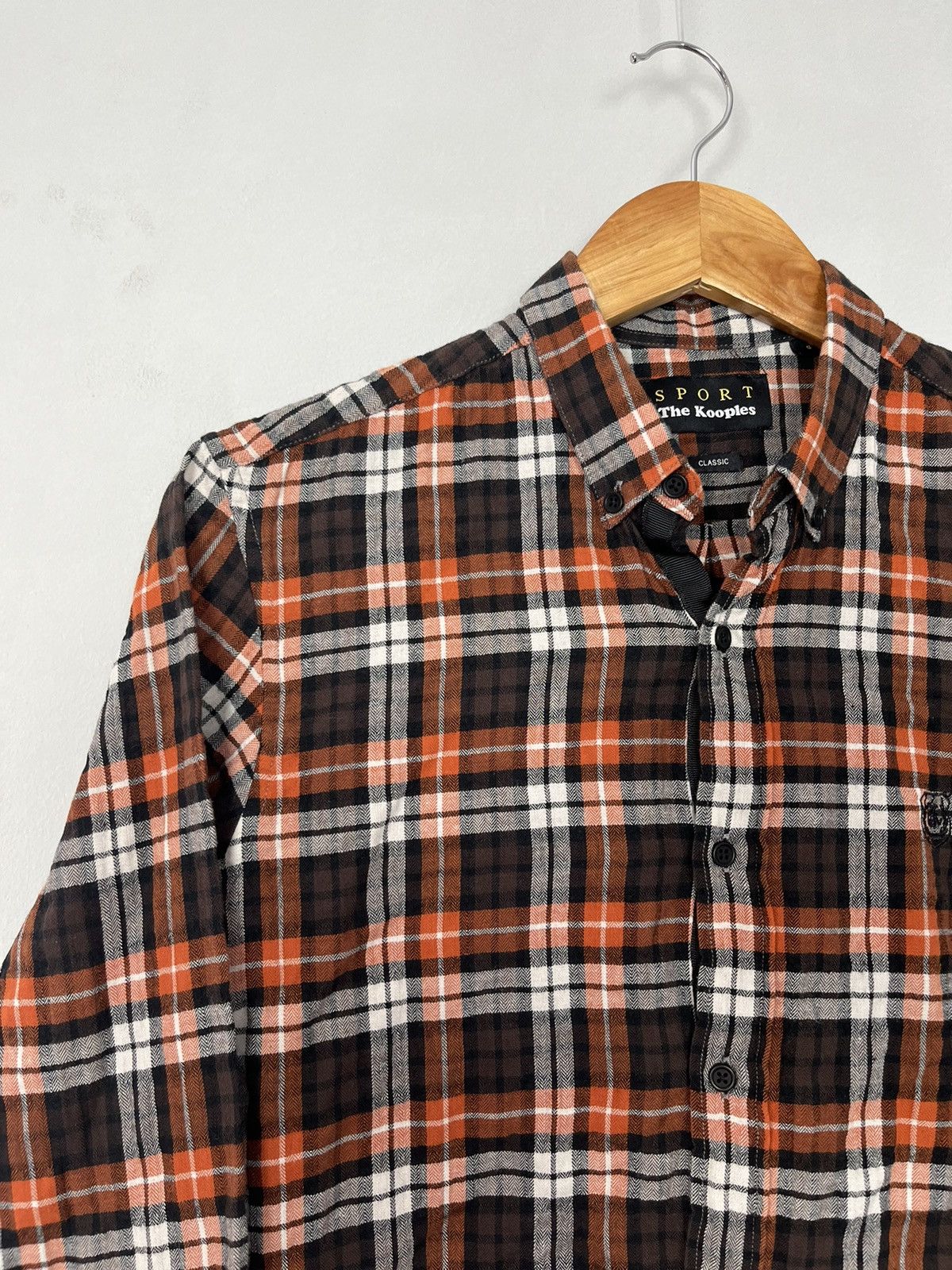 The Kooples The Kooples Sport Plaid Classic Fit Long Sleeve Shirt Size US S / EU 44-46 / 1 - 2 Thumbnail
