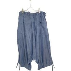 Yohji Yamamoto Yohji Yamamoto Pour Homme Gathered Satin Pants Size US 33 - 2 Thumbnail