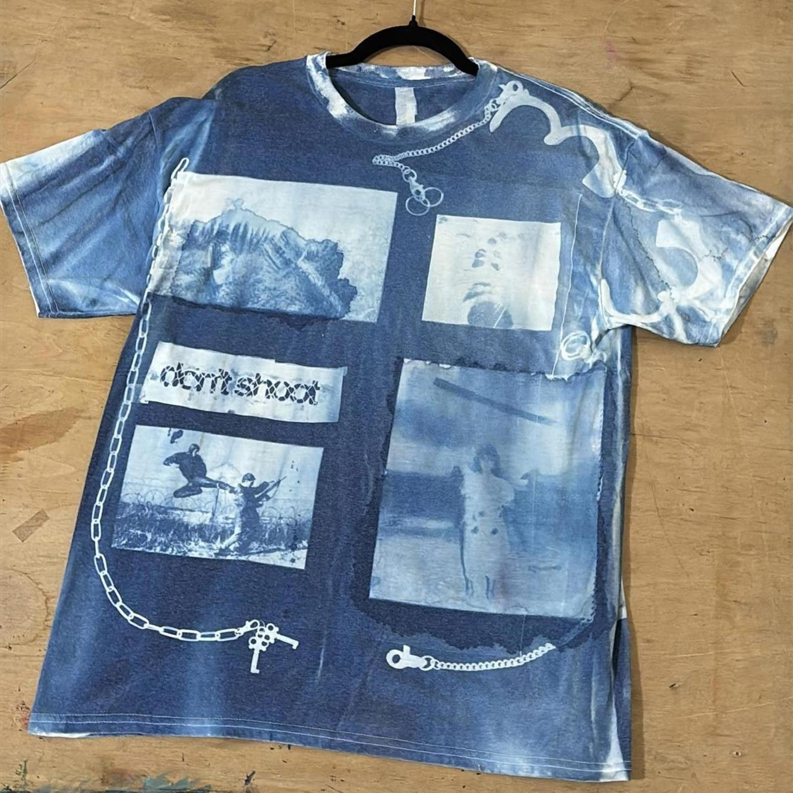 Other dontshoot.usa Blue cyanotype collage Tee Size M / US 6-8 / IT 42-44 - 1 Thumbnail
