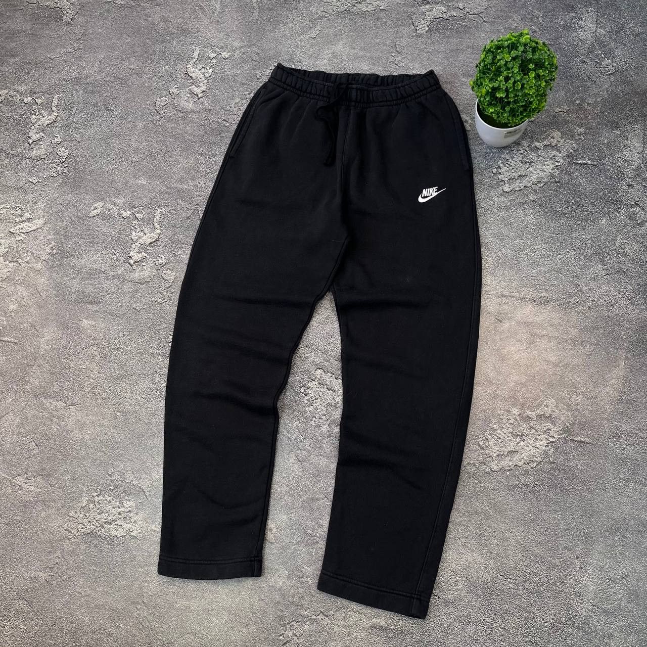Nike Vintage Nike Black Drill Baggy Sweatpants Pants Size US 33 - 5 Thumbnail
