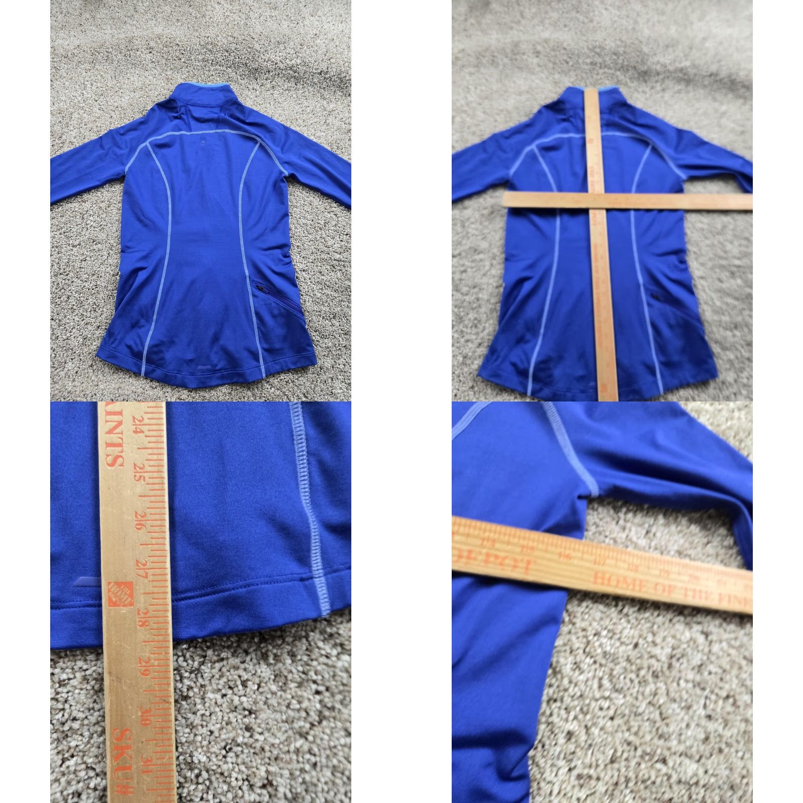Mountain Hardwear Mountain Hardwear Jacket Womens Medium Blue Stretch Fleece Full Zip Midweight Size M / US 6-8 / IT 42-44 - 8 Thumbnail