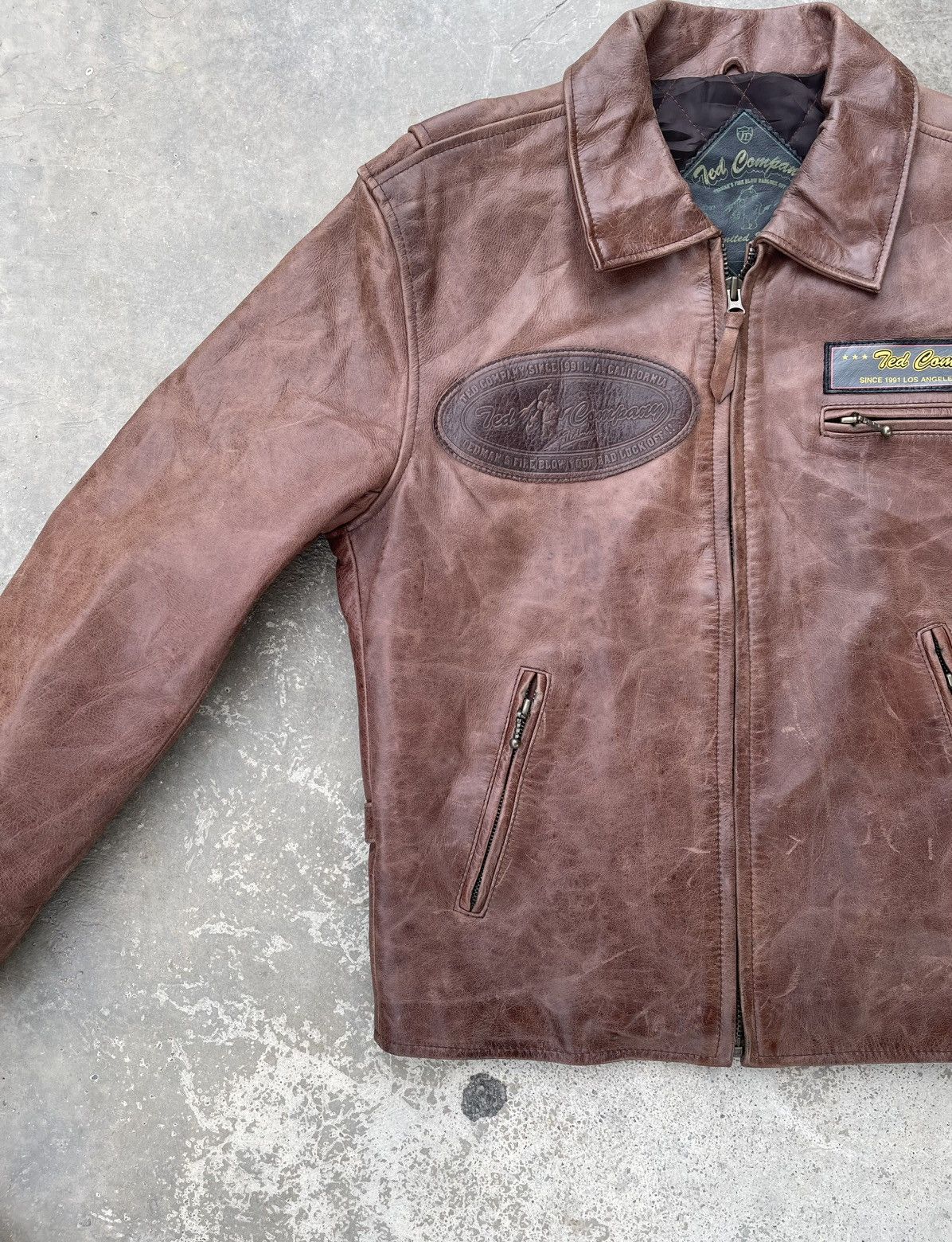 Tedman 🔥Vintage Ted Company Limited Edition Genuine Leather Jacket Size US M / EU 48-50 / 2 - 5 Thumbnail