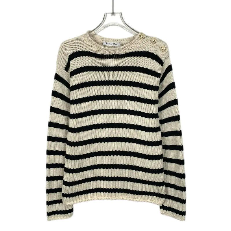 Dior Dior Striped Cotton Women's Sweater 0089 Size XS / US 0-2 / IT 36-38 - 1 Thumbnail