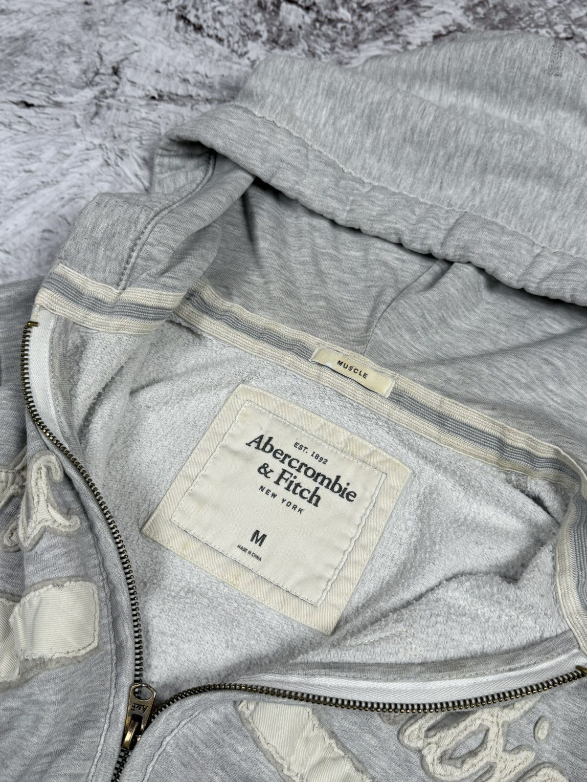 Abercrombie & Fitch Abercrombie Fitch Zip Hoodie Size US M / EU 48-50 / 2 - 4 Thumbnail