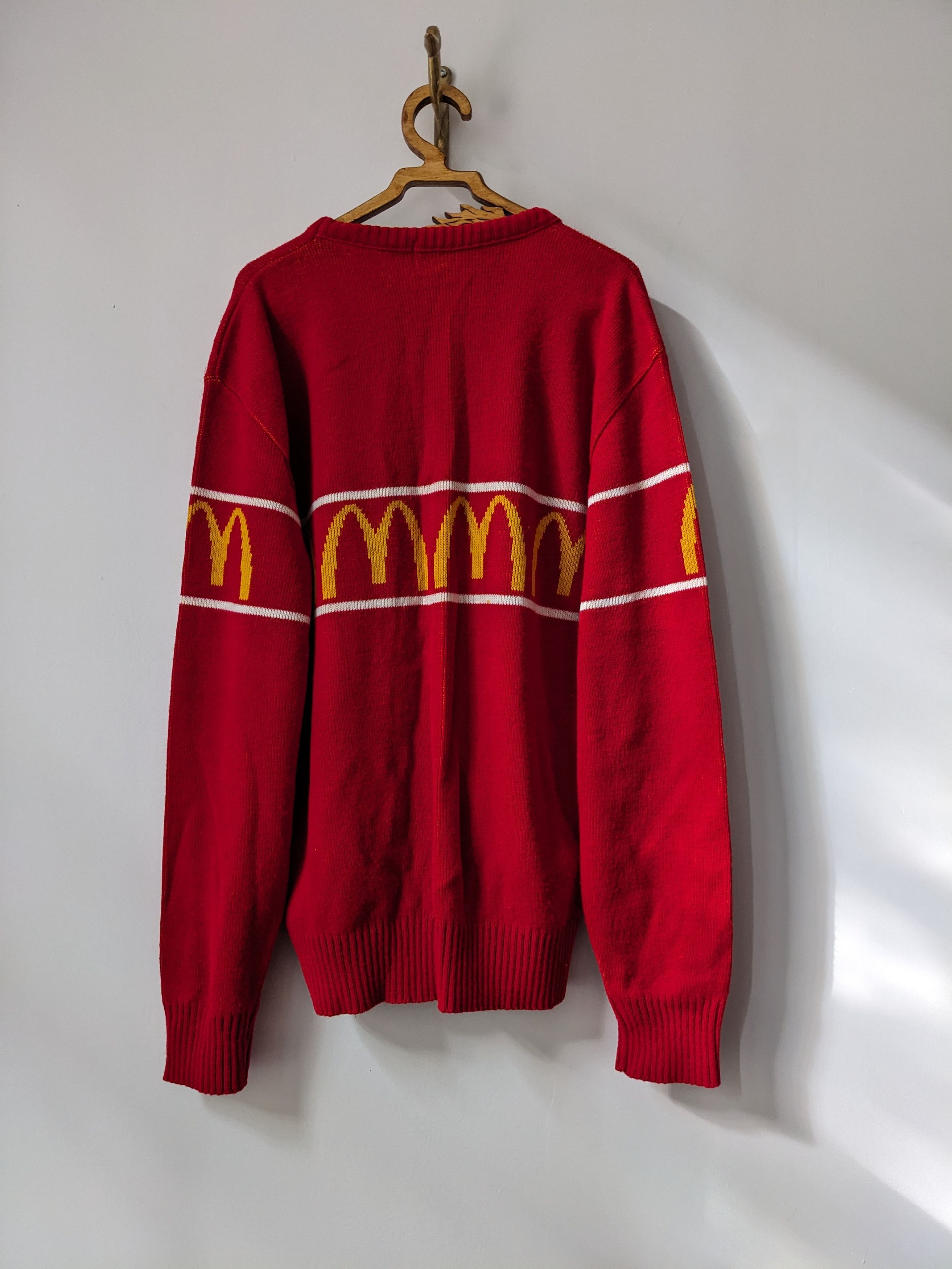 Vintage Vintage McDonald's Knit Crewneck Sweater Made in USA L Size US L / EU 52-54 / 3 - 2 Thumbnail