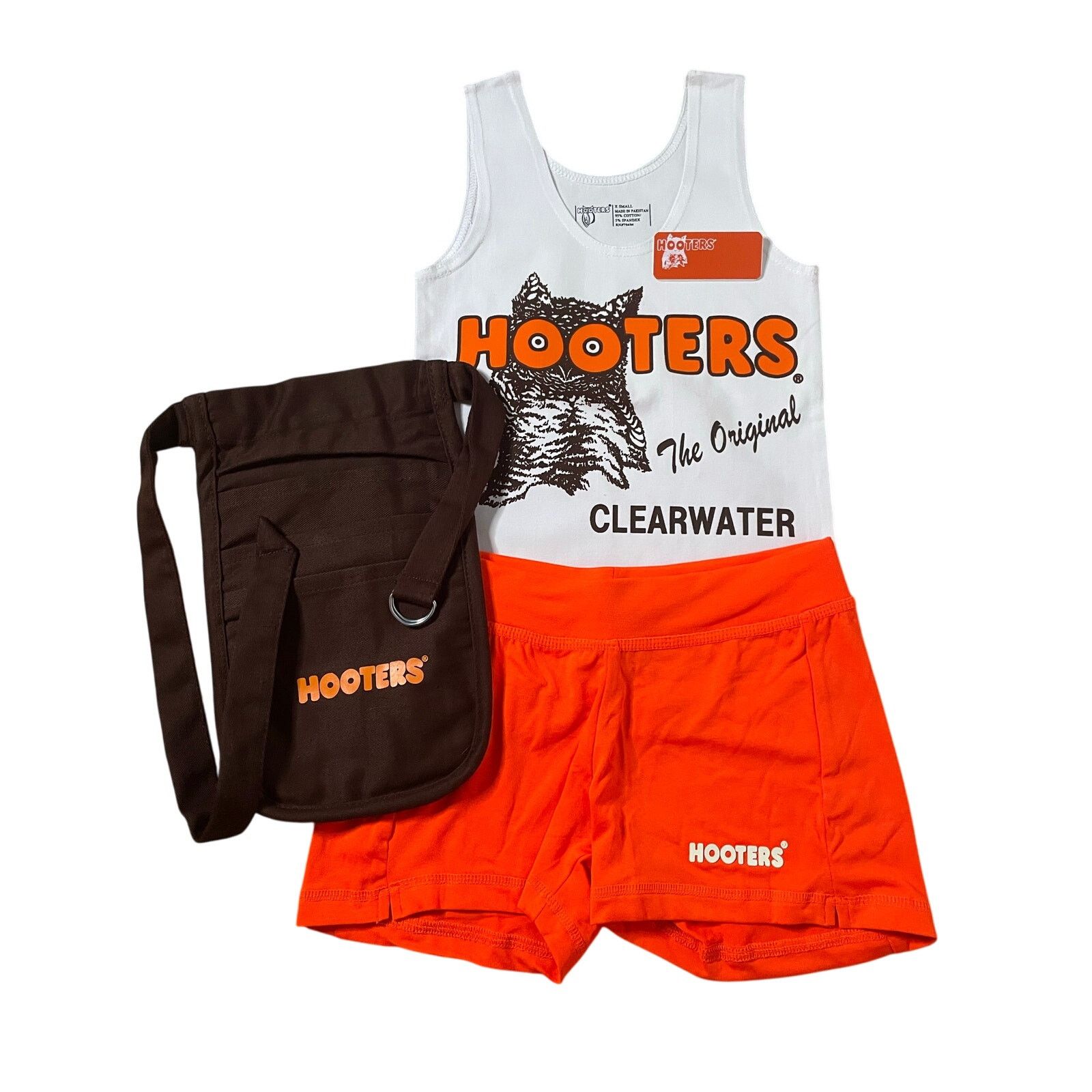 Other New Hooters Tank Shorts Pouch Name Tag Socks Pantyhose Xs Size XS / US 0-2 / IT 36-38 - 4 Thumbnail