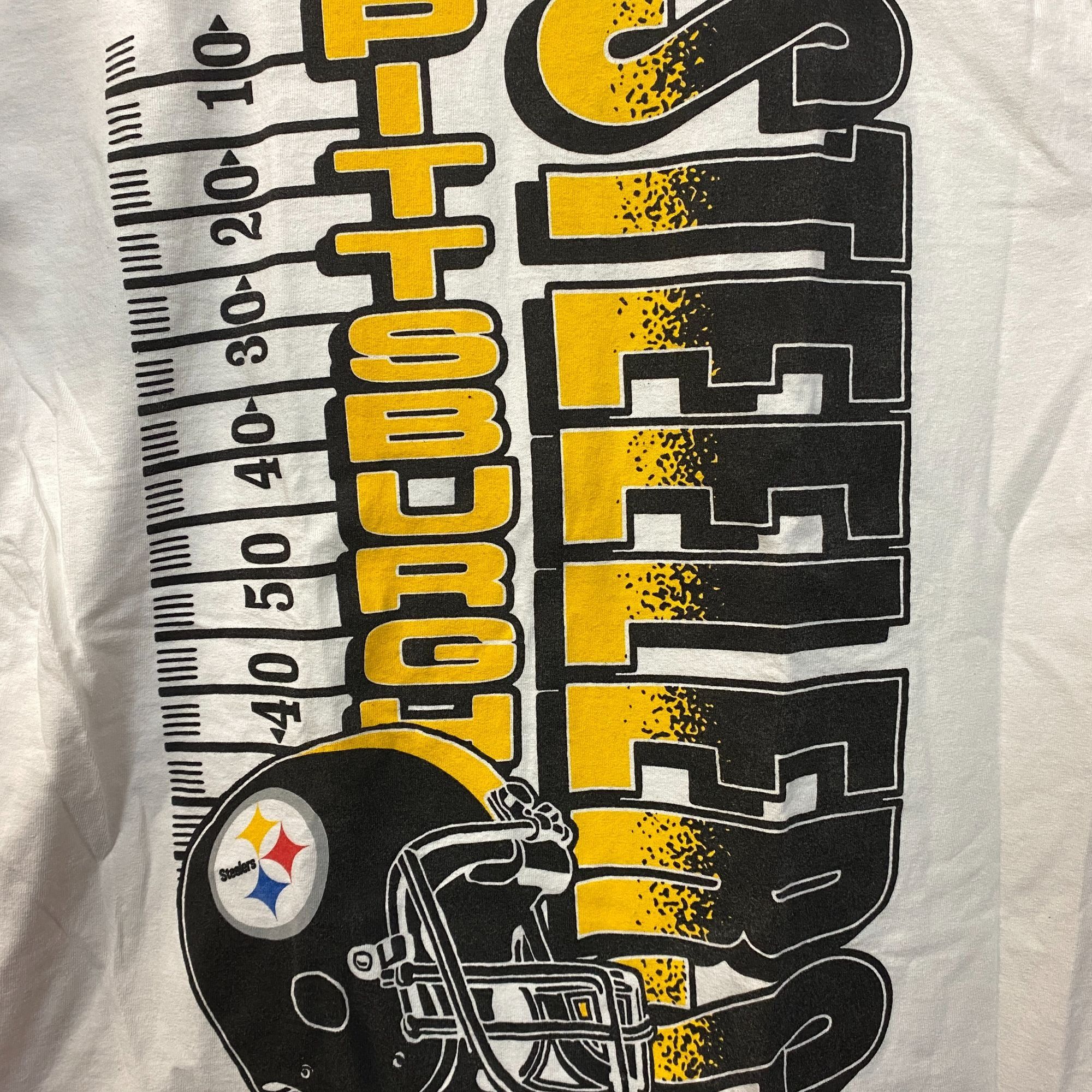 Junk Food Junk Food Clothing Pittsburgh Steelers NFL Retro White T-Shi Size US M / EU 48-50 / 2 - 2 Thumbnail