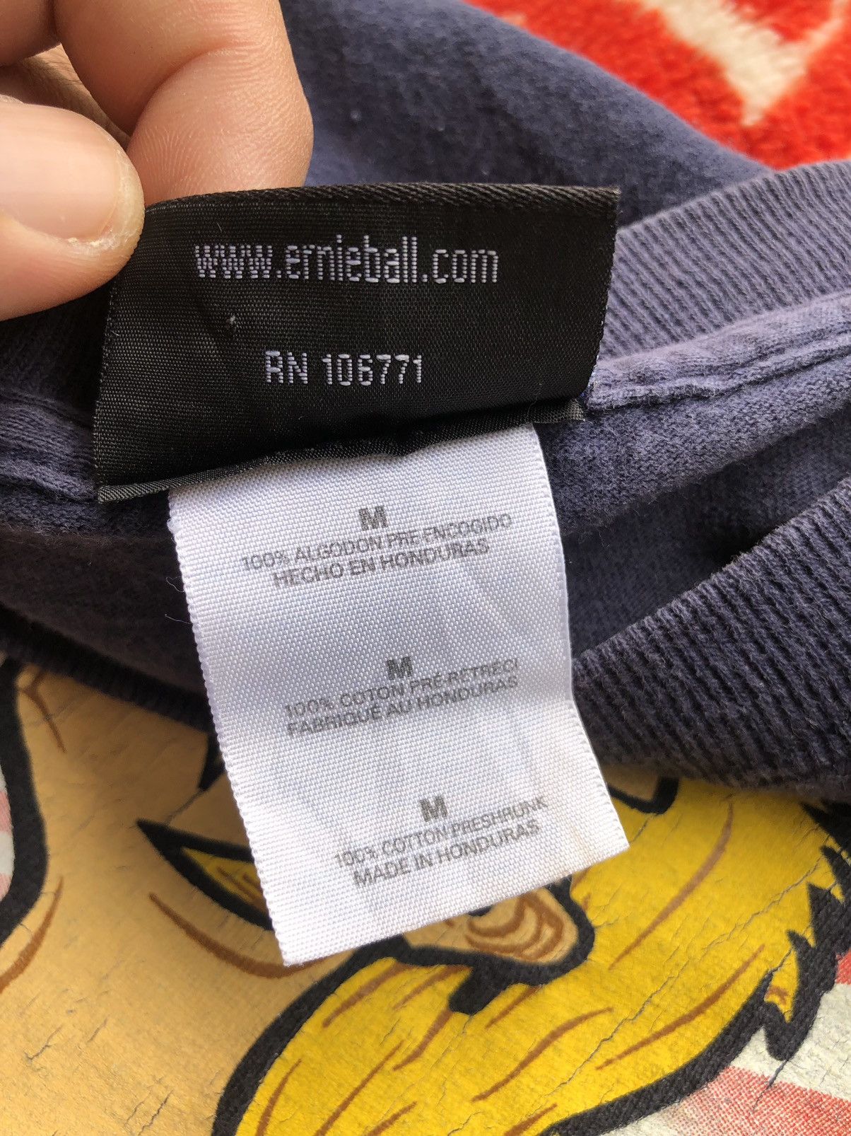 WCW/nWo Vintage 90’s Ernie Ball The Mullet Rock and Roll Shirt Tee Size US M / EU 48-50 / 2 - 9 Thumbnail
