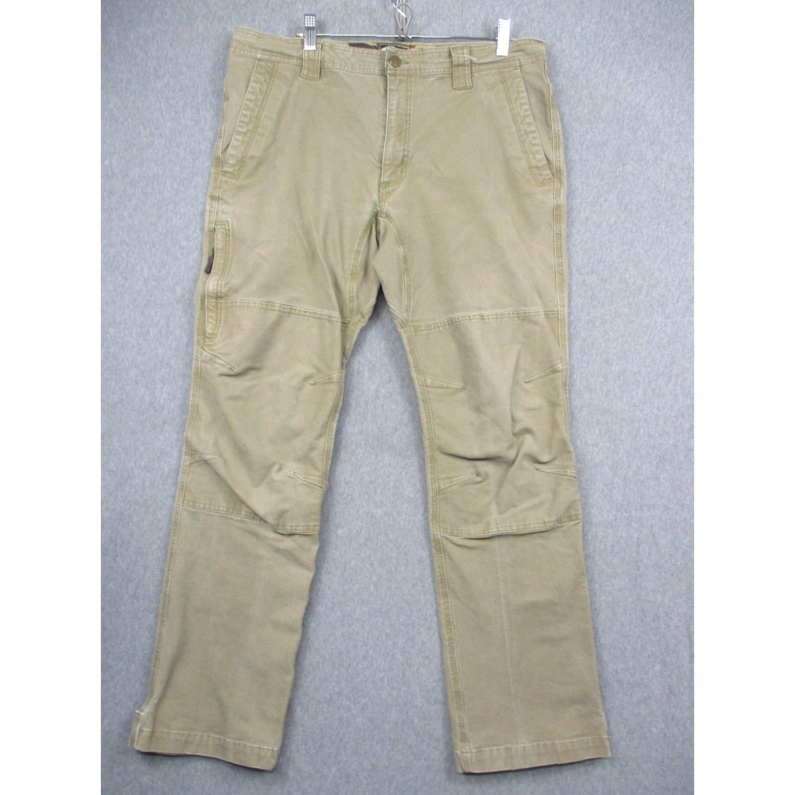 Vintage Drake Pants Mens 36 Khaki Outdoor Hiking Workwear Adjustable Cuffs Zip Pocket Size US 36 / EU 52 - 2 Thumbnail