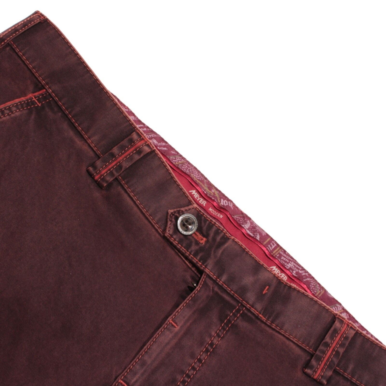 Other Meyer New with tags Chino Size 38 US In Red Size US 38 / EU 54 - 1 Thumbnail