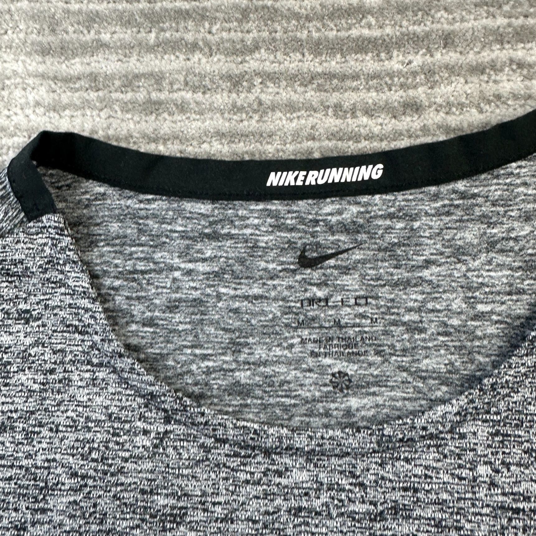 Nike Nike Shirt Mens M Gray Dri-Fit Techknit Ultra Running Gym Size US M / EU 48-50 / 2 - 6 Thumbnail