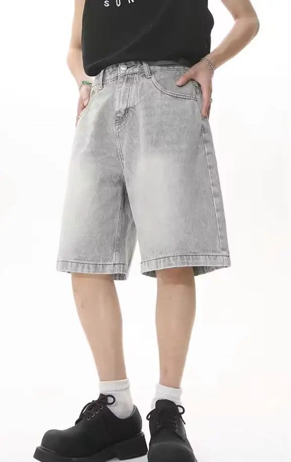 Jean Higuchi x Koike Washed Y2k Shorts jeans Denim Size US 32 / EU 48 - 8 Thumbnail