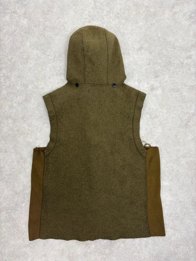 Stone Island Stone Island Sleeveless Hooded Khaki Vest Jacket Size US S / EU 44-46 / 1 - 6 Thumbnail
