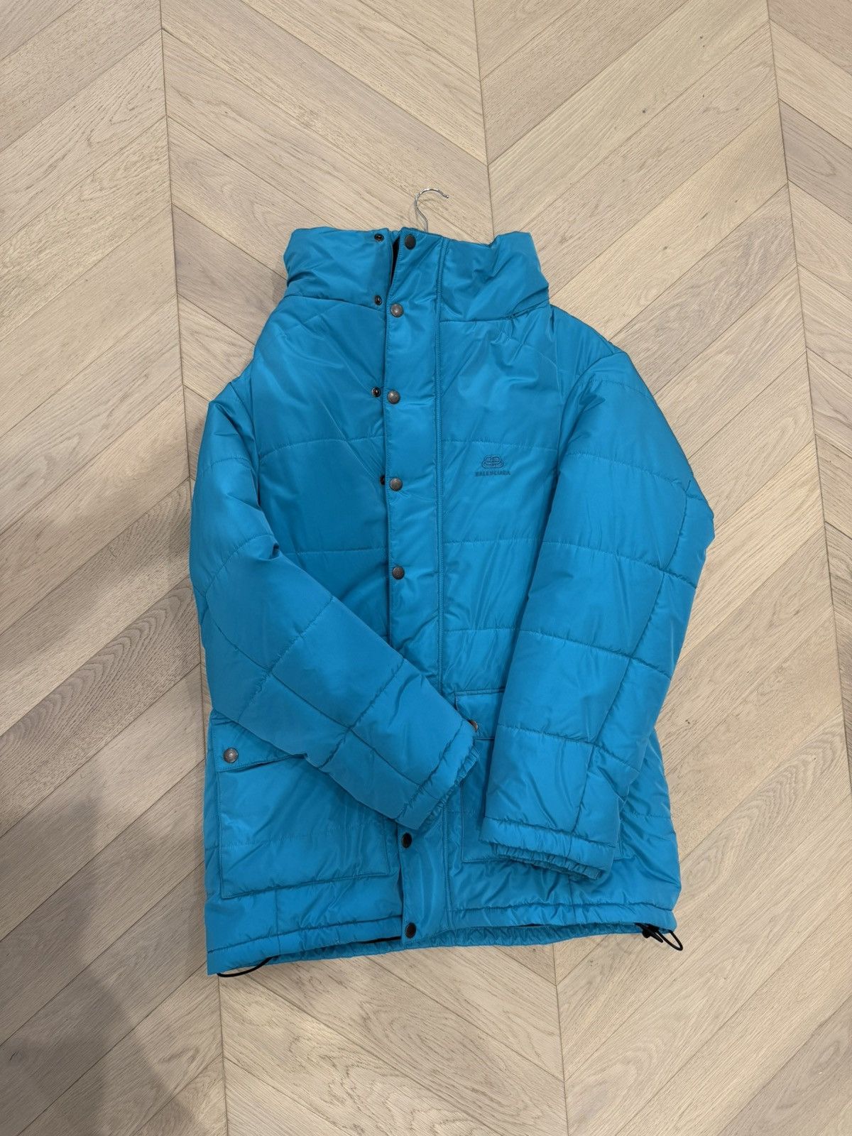 Balenciaga Balenciaga Turquoise Puffer Size US L / EU 52-54 / 3 - 1 Thumbnail