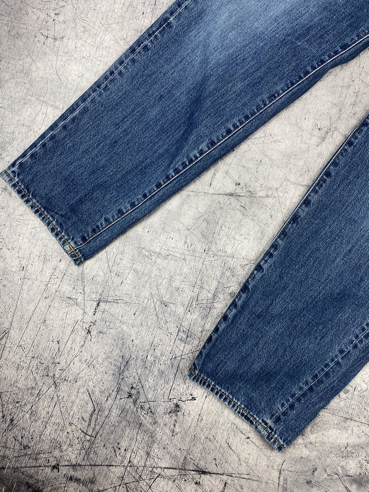 Christophe Lemaire × Japanese Brand × Uniqlo Uniqlo Dark Blue Indigo Jeans Denim Pants Size US 33 - 7 Thumbnail
