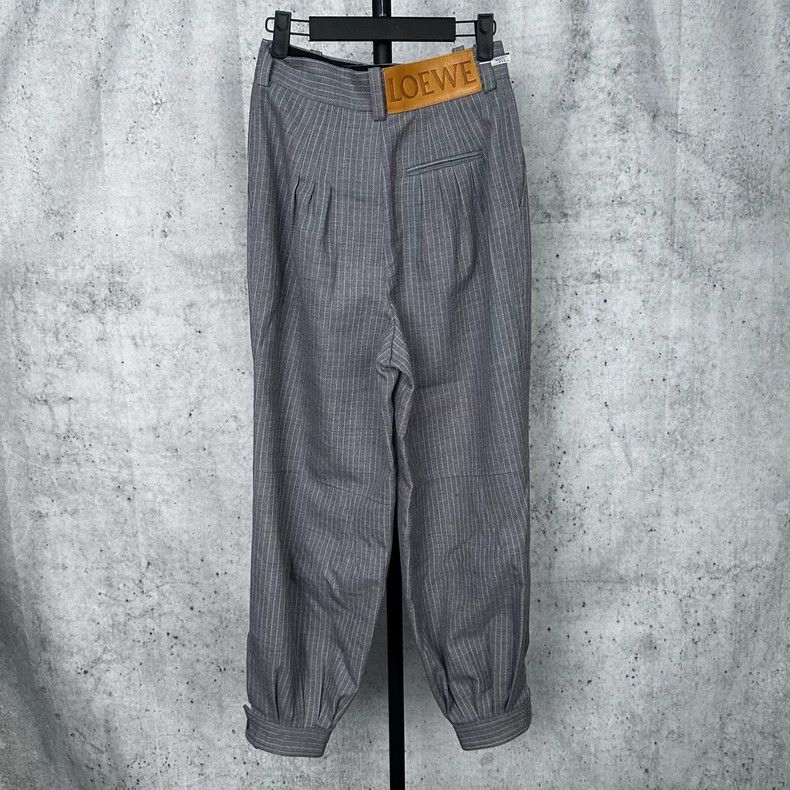 LOEWE Big logo silhouette style lantern pants for women hi