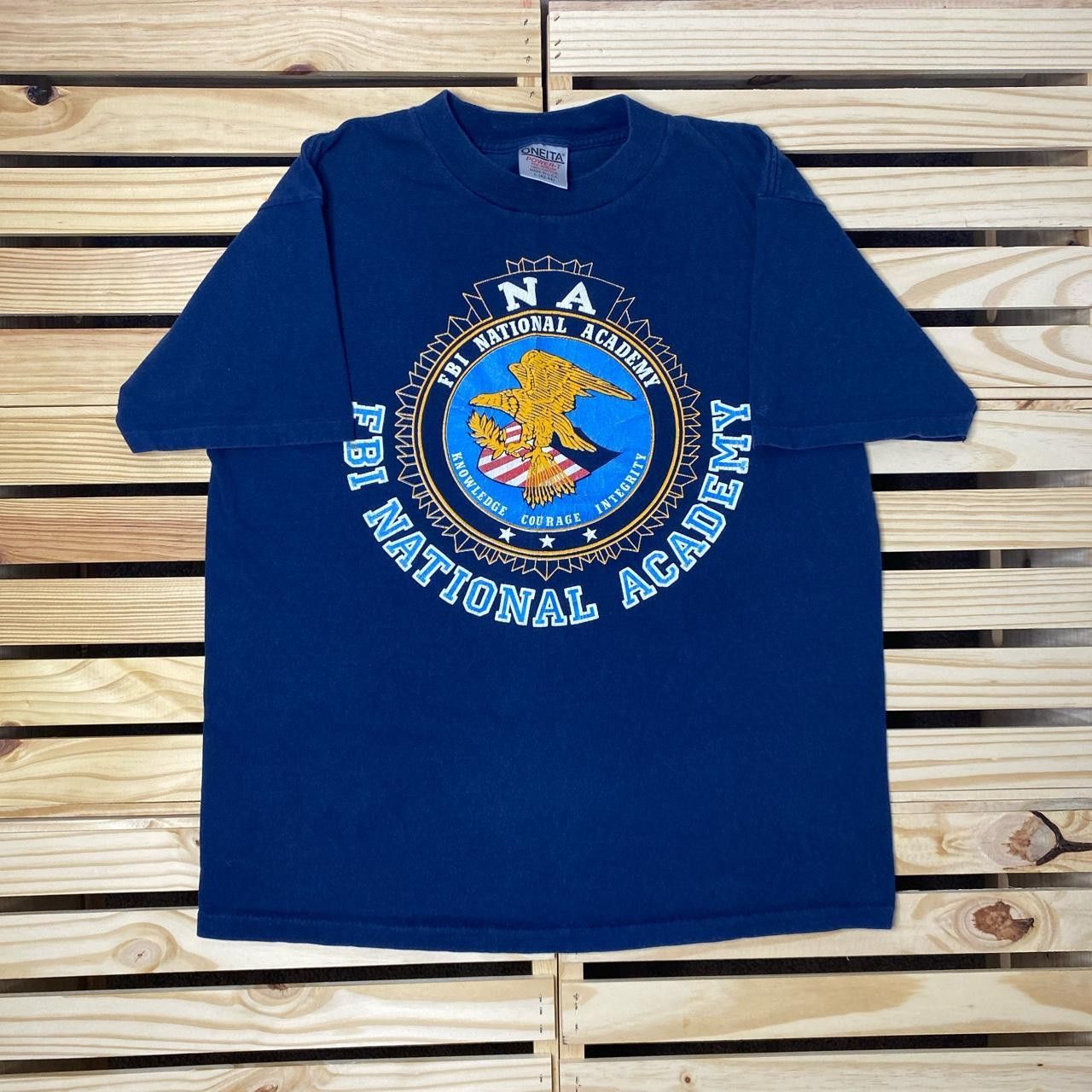 Other Vintage FBI National Academy Navy Blue Tee Size Large Size US L / EU 52-54 / 3 - 1 Thumbnail