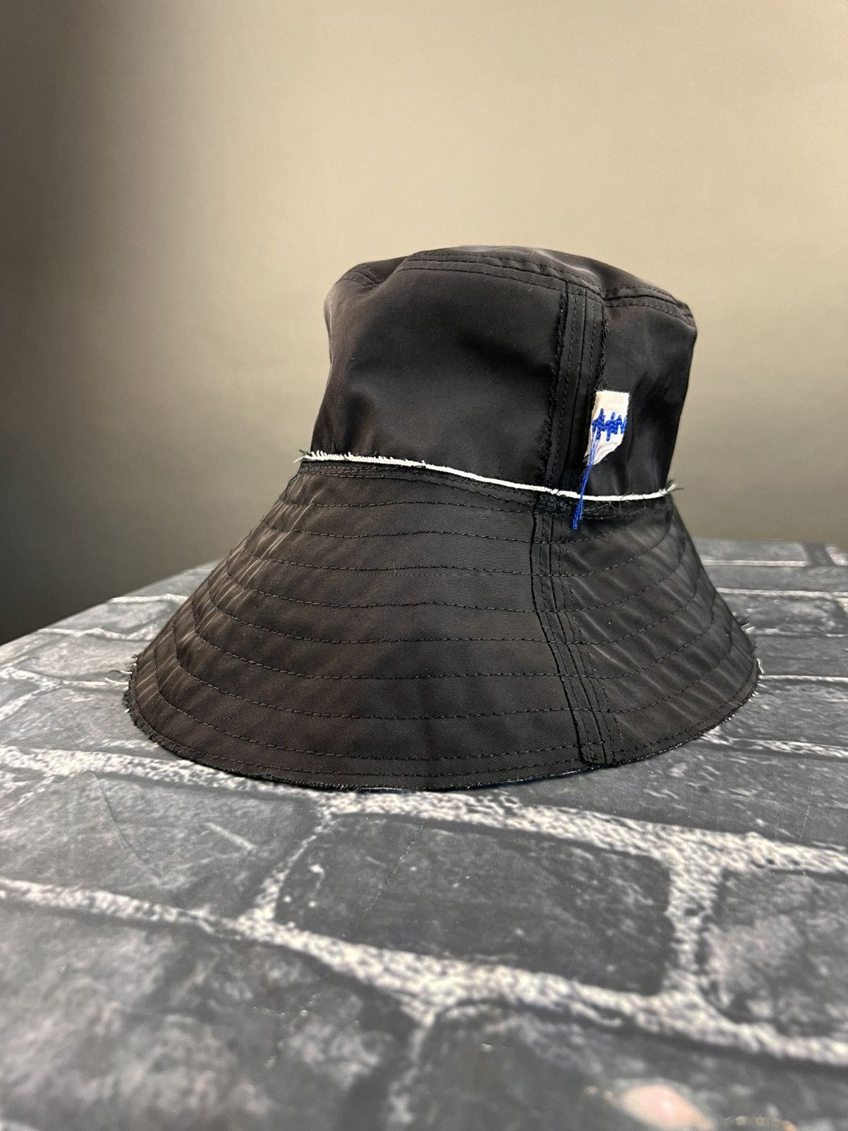 Grail ADER SS21 Bucket Hat Flared Distressed Brim Made in Korea | Grailed