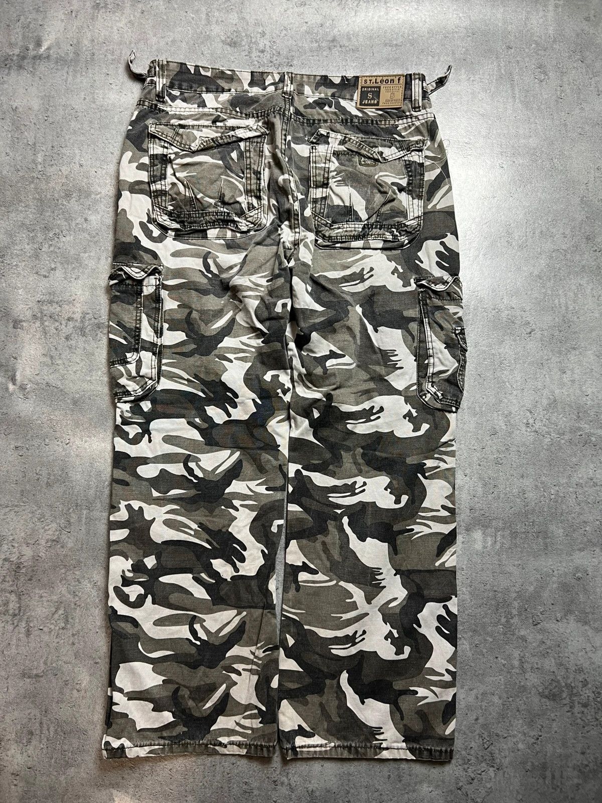 Vintage Camo military drain pants Size US 33 - 7 Thumbnail