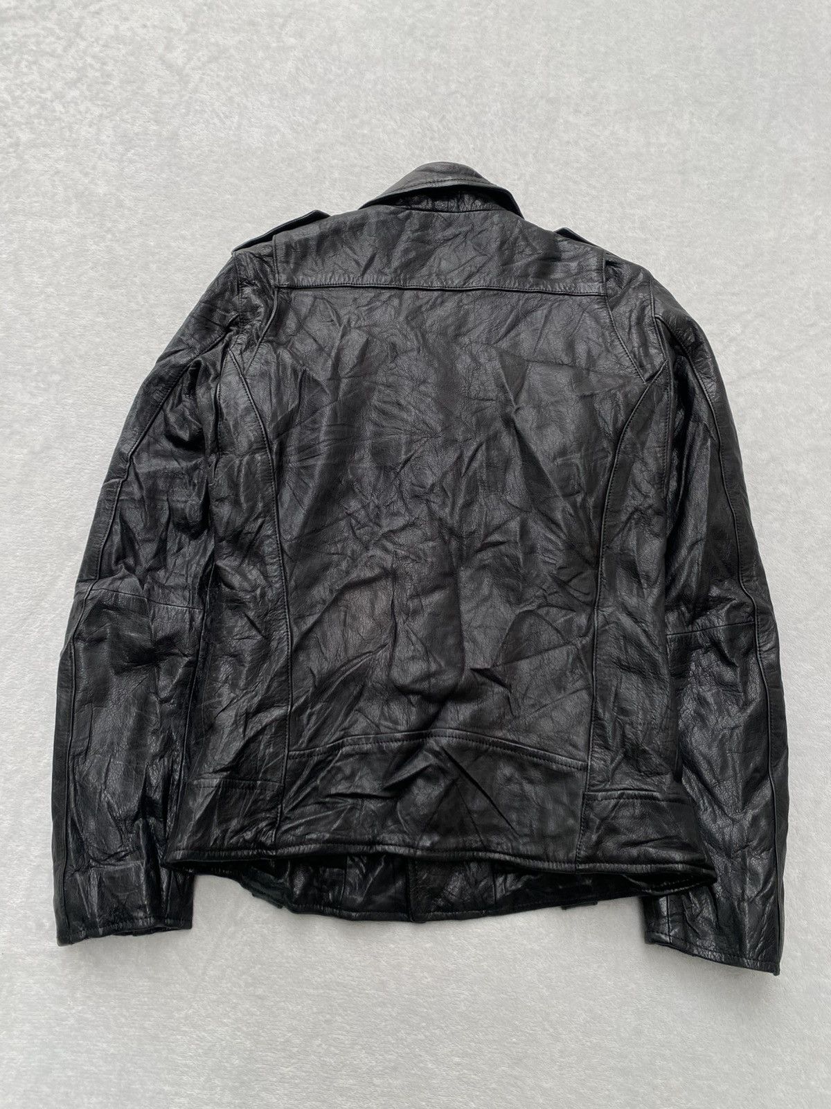 5351 POUR LES FEMMES 2000s 5351 Les Pour Femmes- Goatskins Biker Leather Jacket Size XS / US 0-2 / IT 36-38 - 11 Thumbnail
