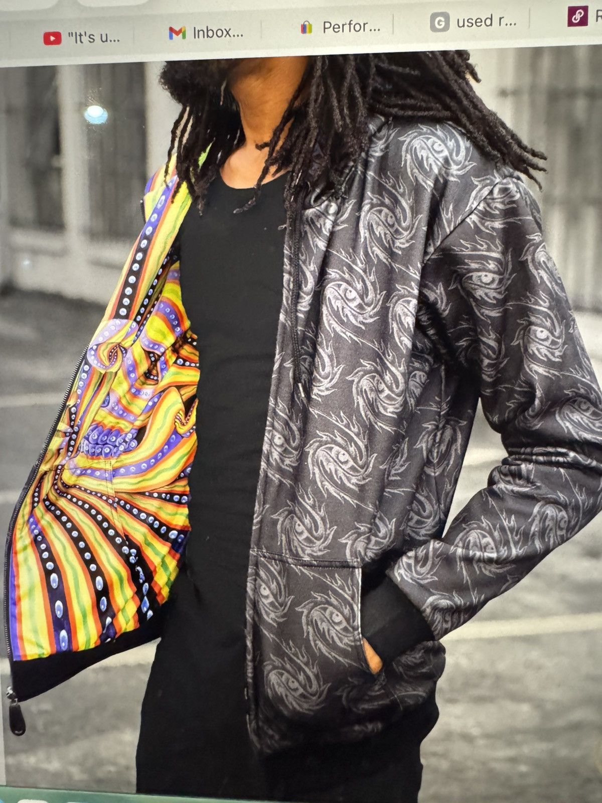 Other Bardo being reversible heavyweight hoodie by Alex Gray Size US L / EU 52-54 / 3 - 3 Thumbnail