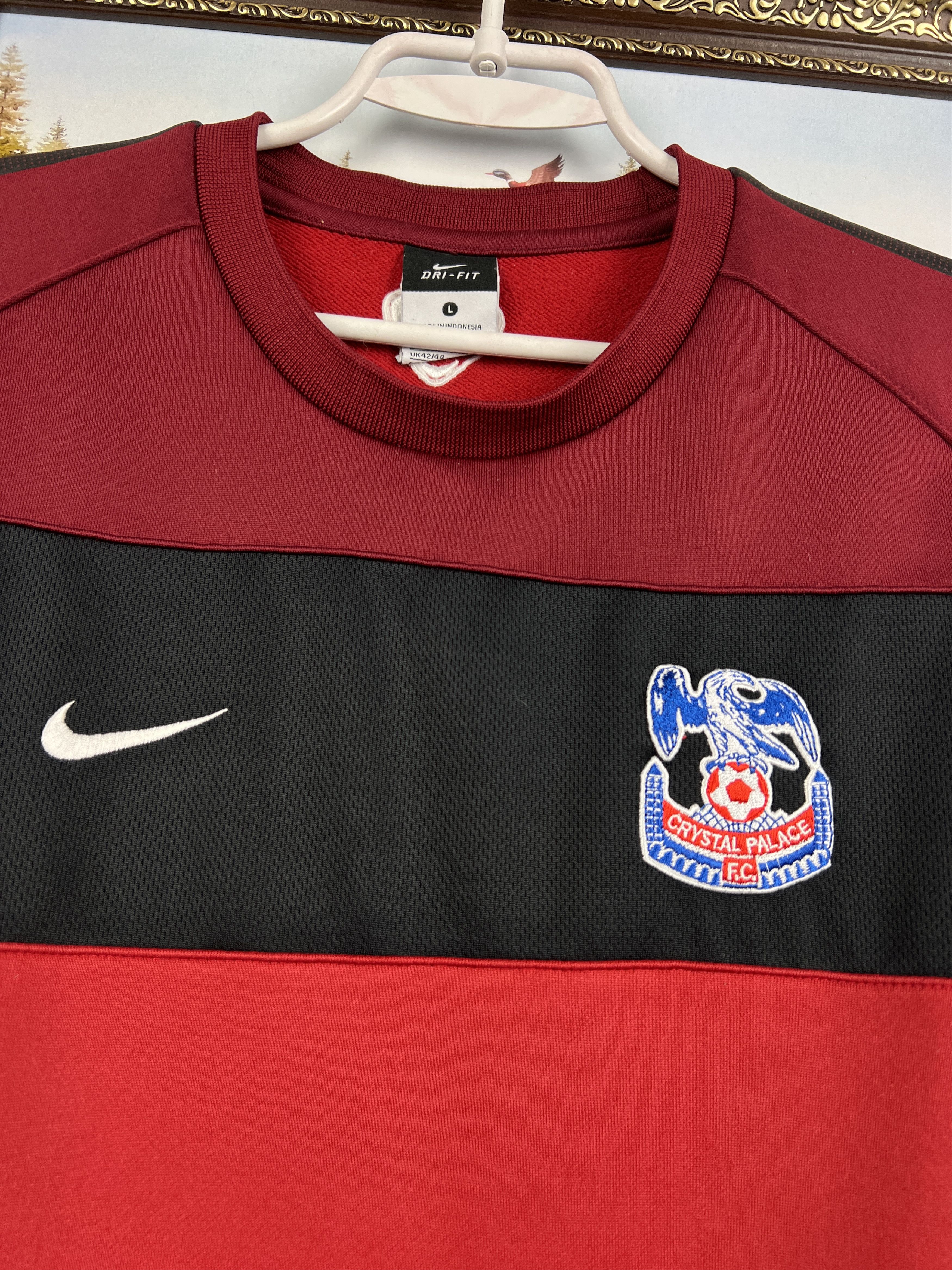 Nike Crystal Palace Football Train Sweatshirt Soccer Track Top Size US L / EU 52-54 / 3 - 3 Thumbnail