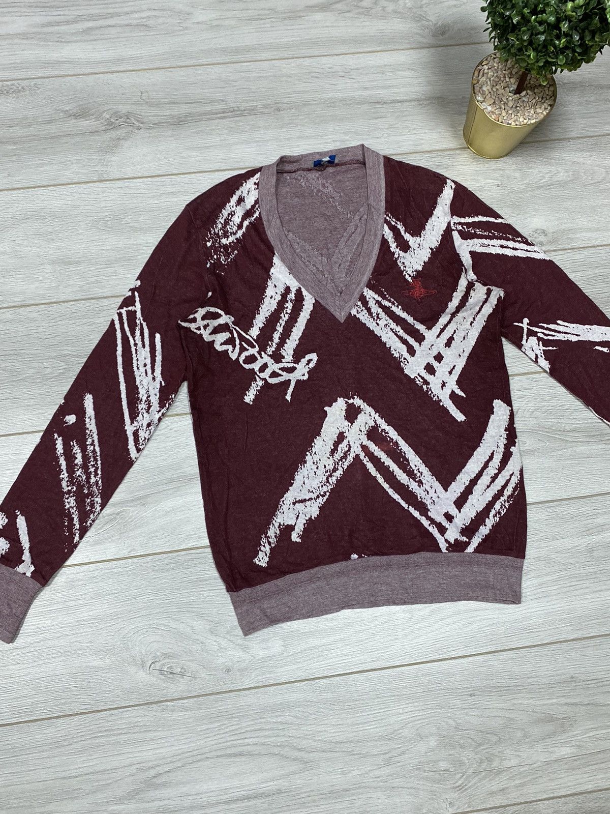 Vivienne Westwood Vivienne Westwood vintage big orb overprint monogram long Size US L / EU 52-54 / 3 - 8 Thumbnail