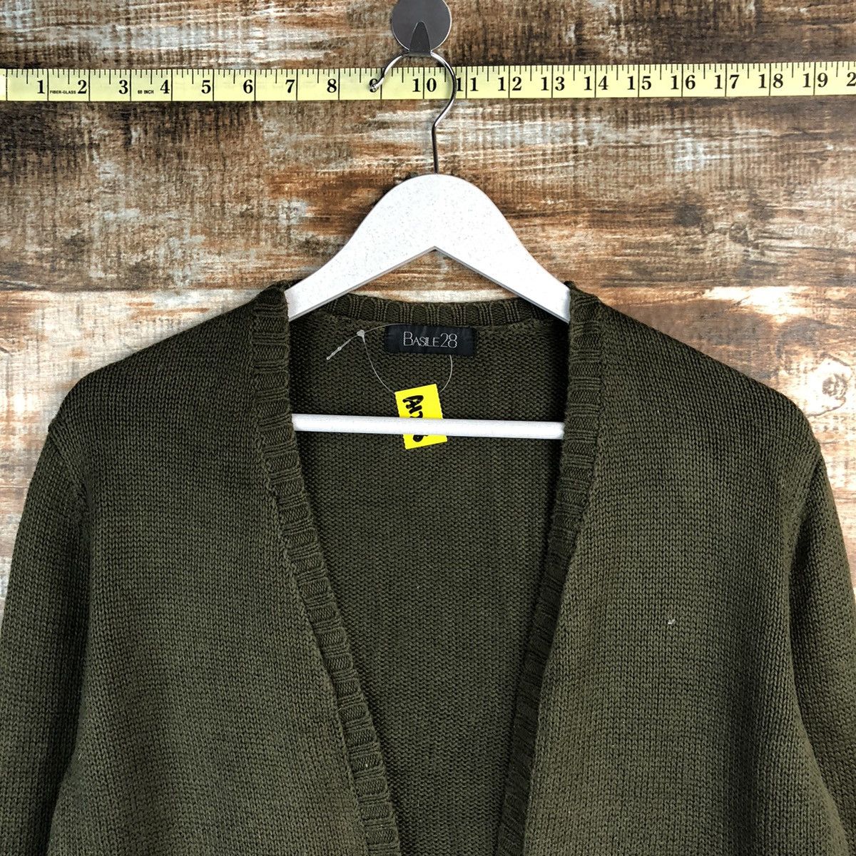 Vintage Basile 28 Green Cardigan Knitwear #A1258 Size US M / EU 48-50 / 2 - 4 Thumbnail