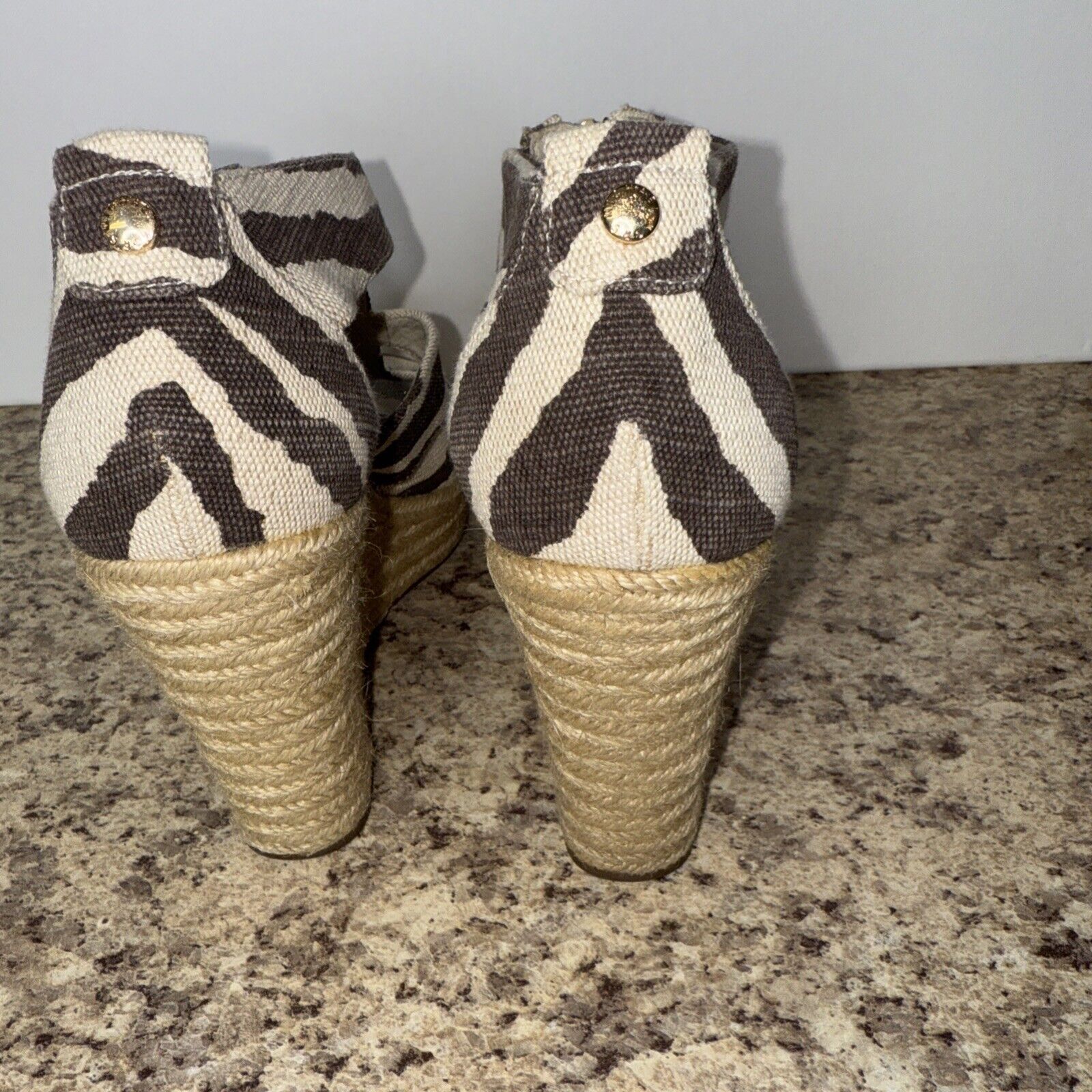 Michael Kors Michael Kors Size 7.5M Berkley Espadrille Wedge Sandal 4" Size US 7.5 / IT 37.5 - 7 Thumbnail