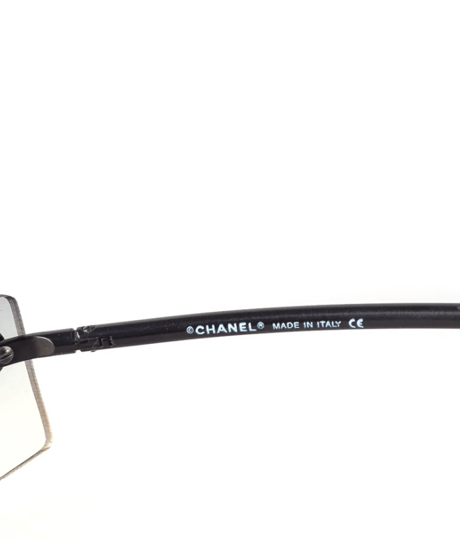 Chanel Chanel Sunglasses 4047 CC Rhinestone 4017 Rimless Vintage Size ONE SIZE - 5 Thumbnail