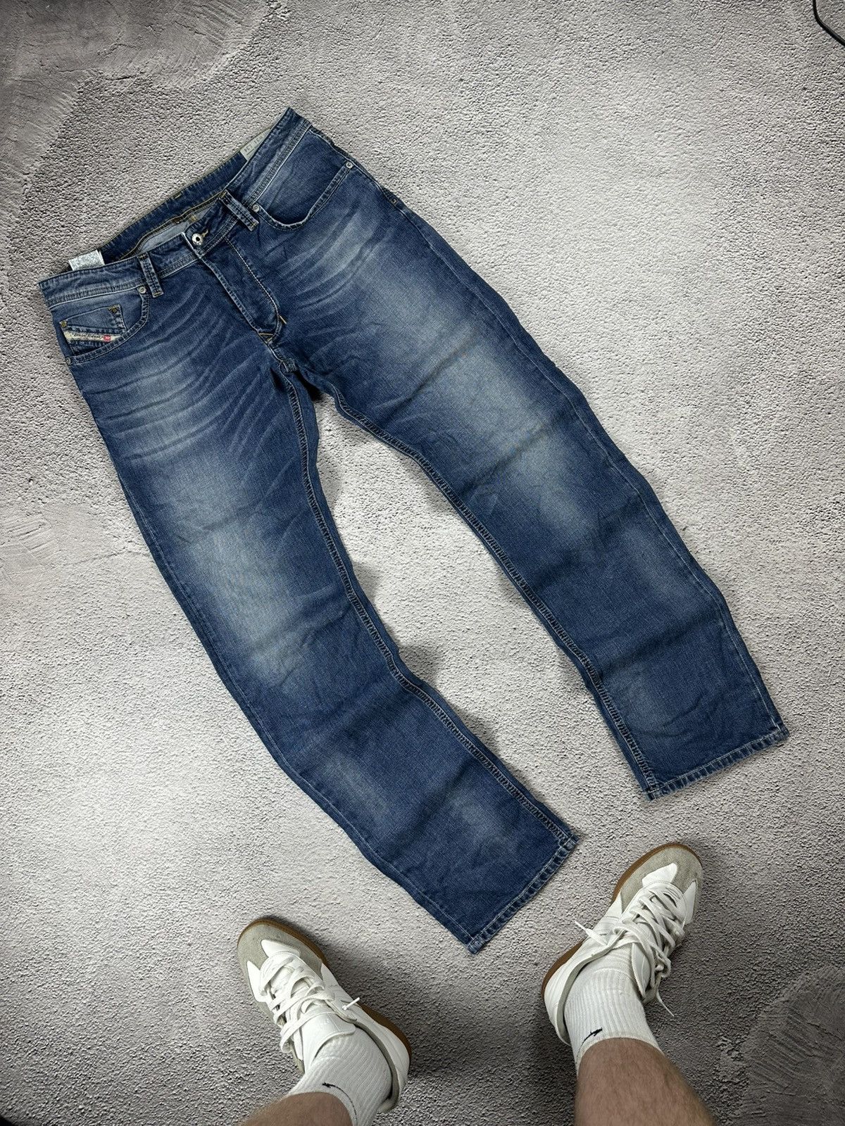Diesel Vintage Diesel Industry Baggy Denim Jean Y2K Old Money Size US 34 / EU 50 - 2 Thumbnail