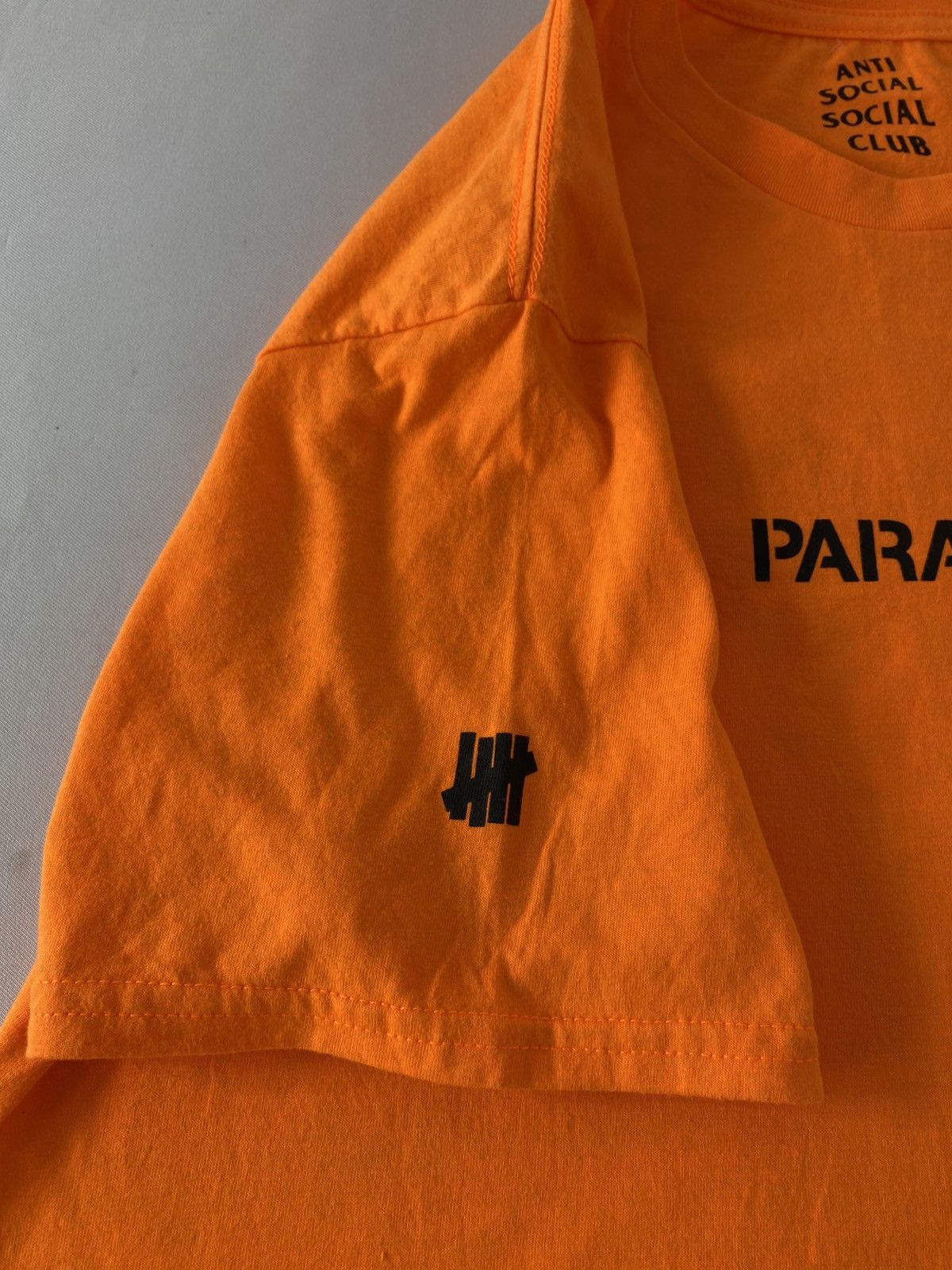 Anti Social Social Club × Undefeated Undefeated X Anti Social Social Club Paranoid Collab Tee Size US L / EU 52-54 / 3 - 6 Thumbnail