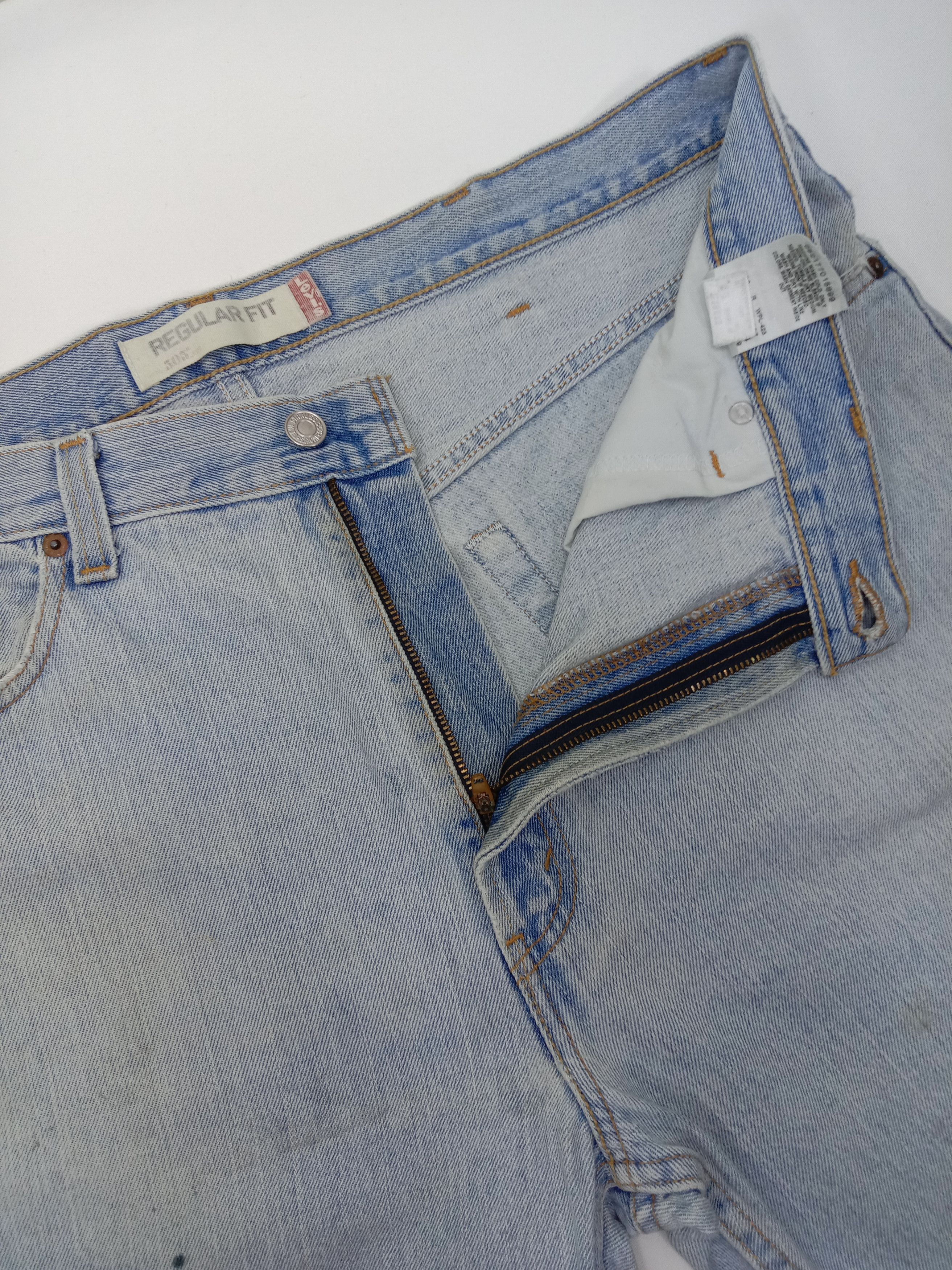 Levi's Vintage Levi's 505 Light Wash Jeans Regular Fit Denim Size US 38 / EU 54 - 9 Thumbnail