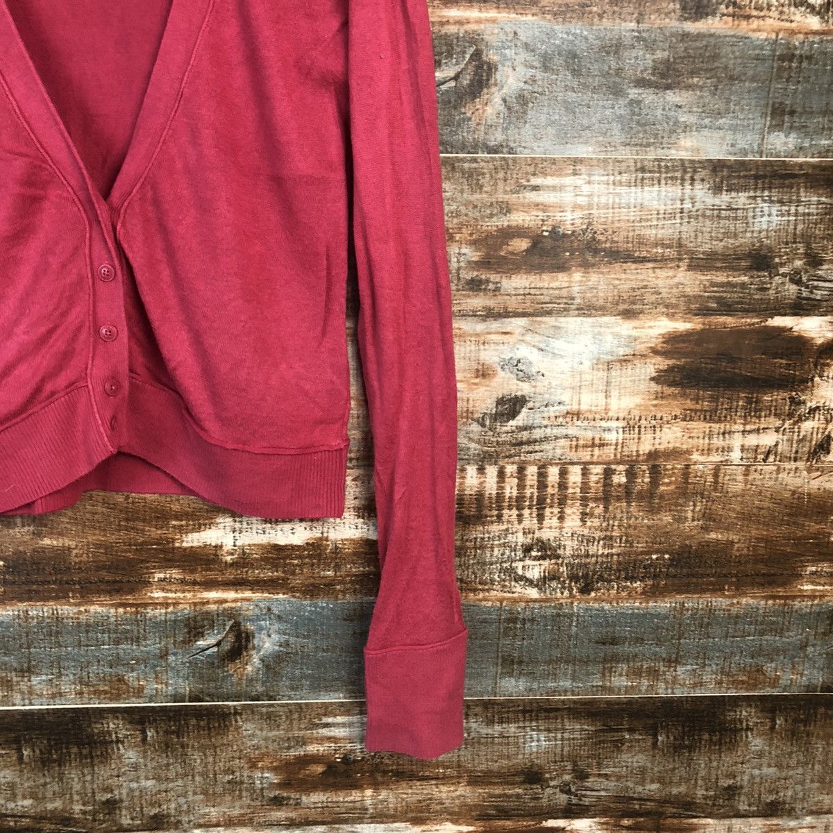 Tommy Hilfiger Hilfiger Denim Pink Cardigan Knitwear #A1876 Size M / US 6-8 / IT 42-44 - 8 Thumbnail