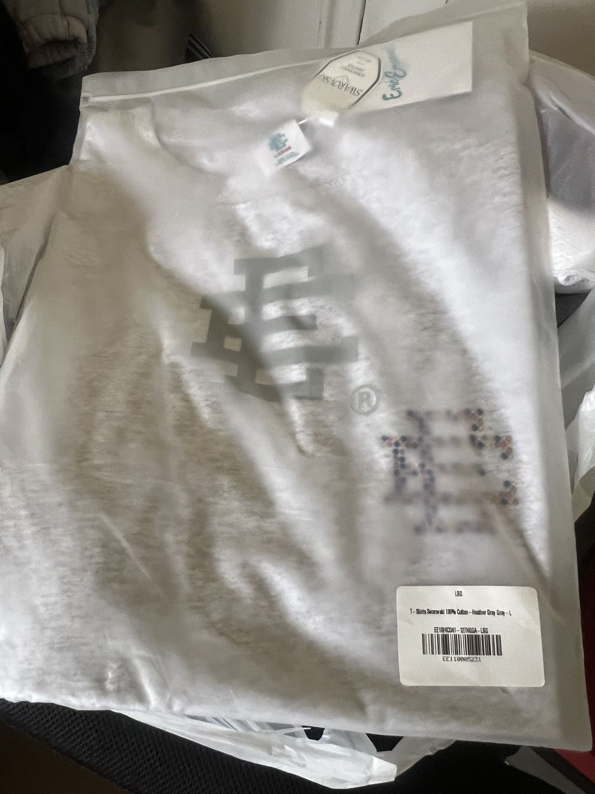 Eric Emanuel Eric Emanuel EE grey Swarovski crystals shirt large Size US L / EU 52-54 / 3 - 2 Thumbnail