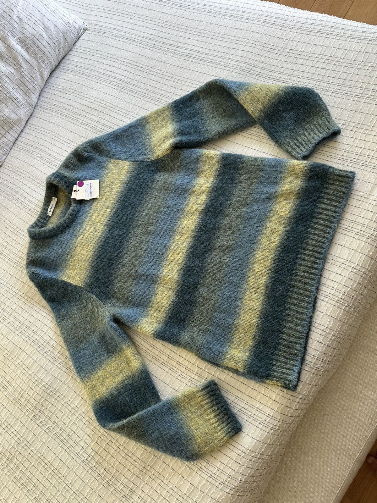 Sandro Men’s knitted wool/alpaca sweater Size US XL / EU 56 / 4 - 1 Thumbnail