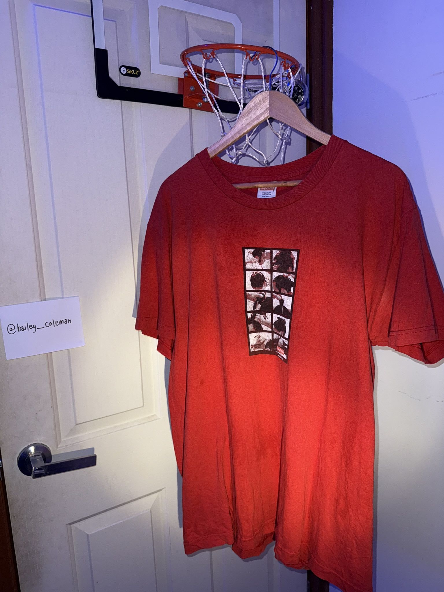 Supreme Supreme Sumo Tee - Red Size US XL / EU 56 / 4 - 1 Thumbnail