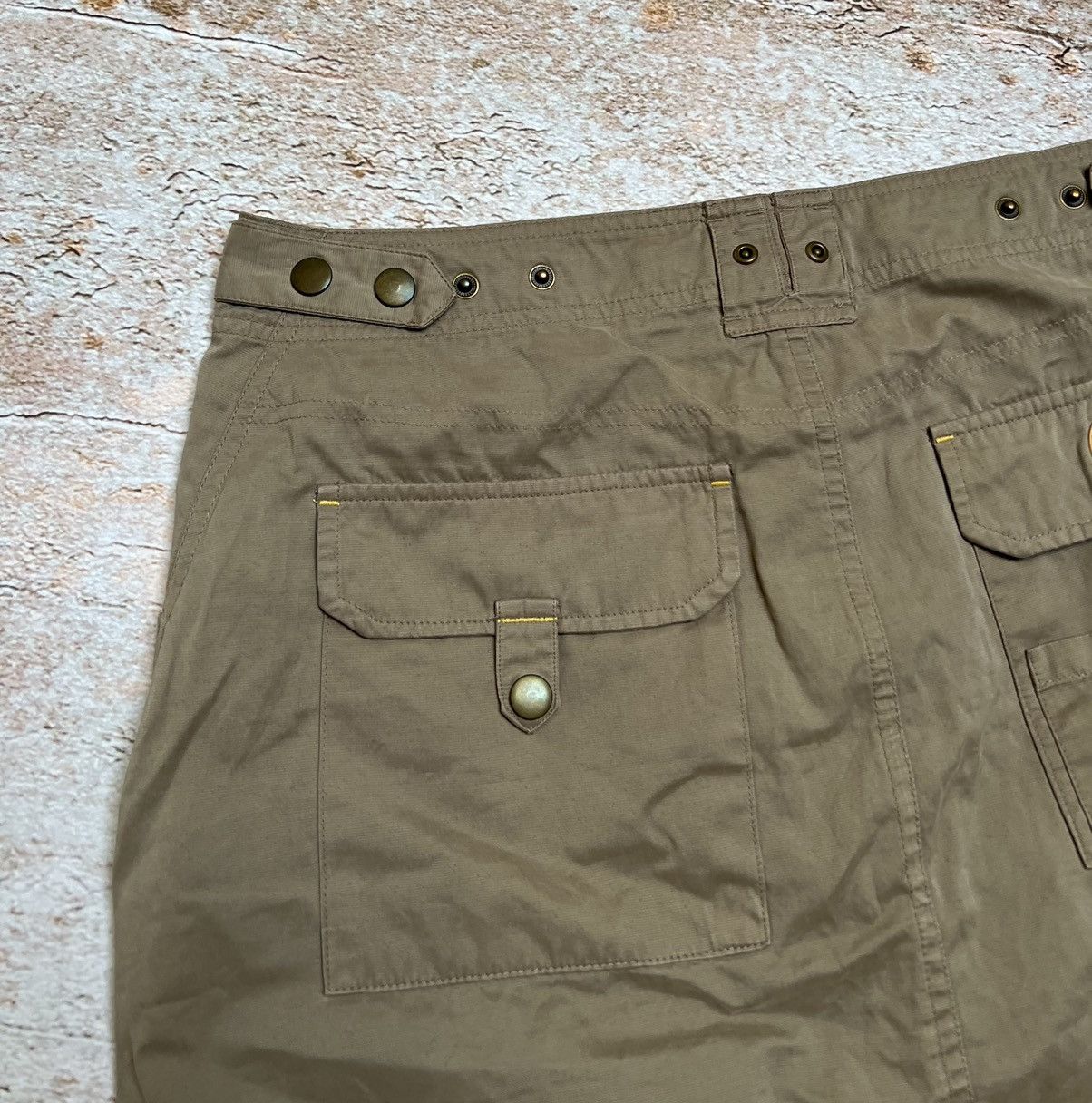 Japanese Brand × Seditionaries Vintage Japanese adjustable cargo mini skirt Size 28" / US 6 / IT 42 - 7 Thumbnail