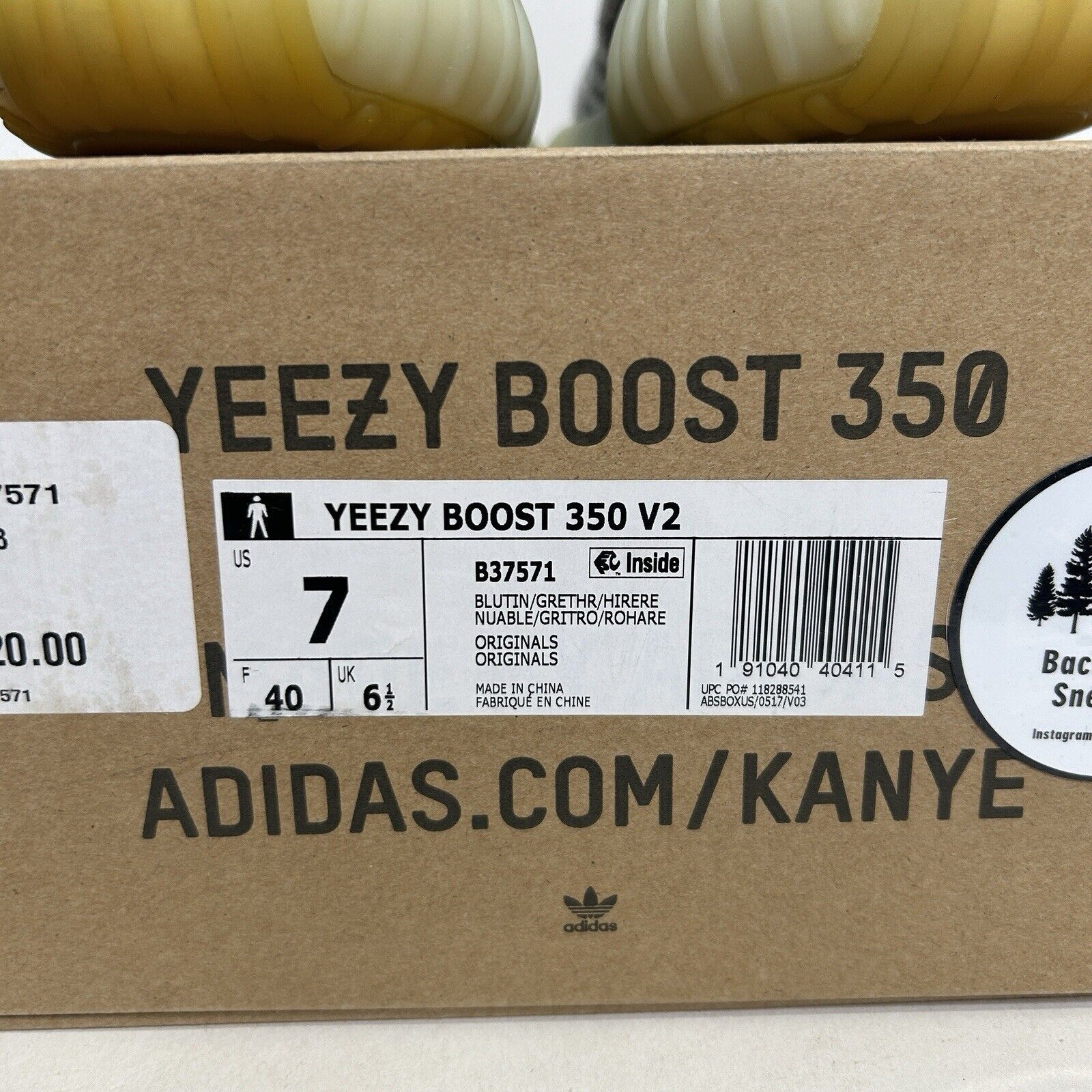 Adidas Adidas Yeezy Boost 350 V2 Low “Blue Tint” 2024 Size US 8.5 / IT 38.5 - 8 Thumbnail