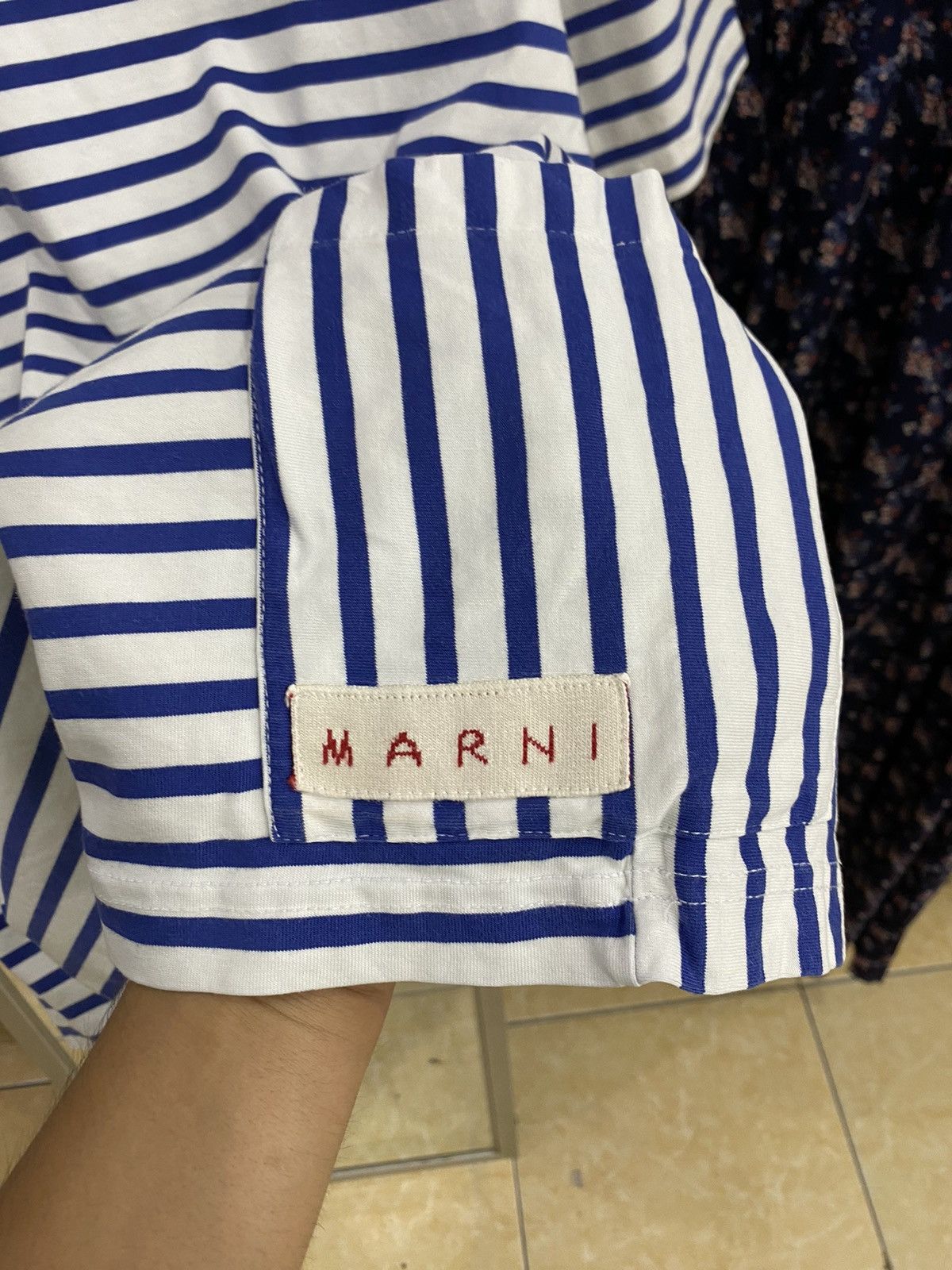Marni Marni Stripe Oversized Tee Size US M / EU 48-50 / 2 - 4 Thumbnail