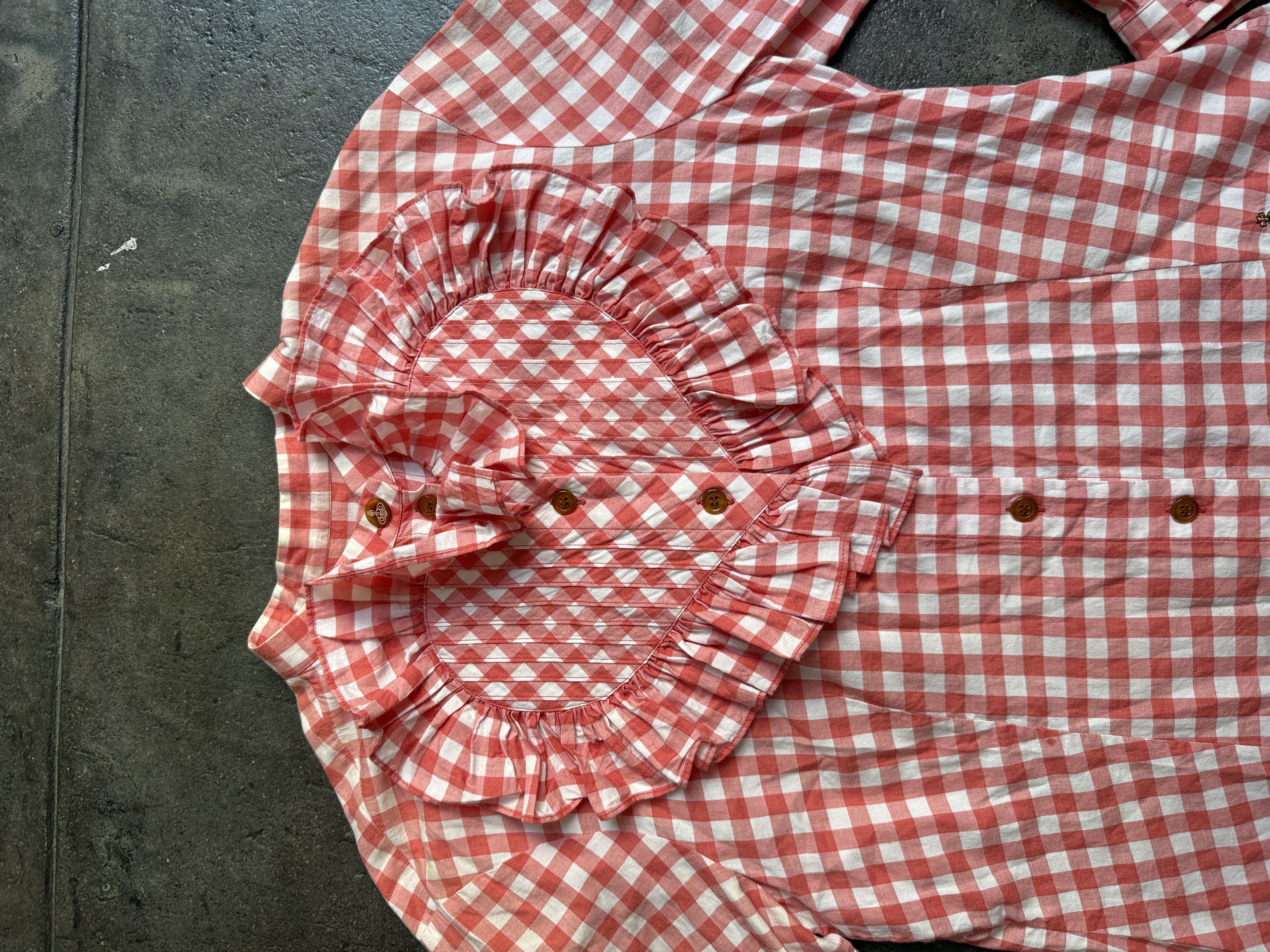 Vivienne Westwood NWT 2014 Red Label HEART light checkered jacket Size XS / US 0-2 / IT 36-38 - 15 Thumbnail